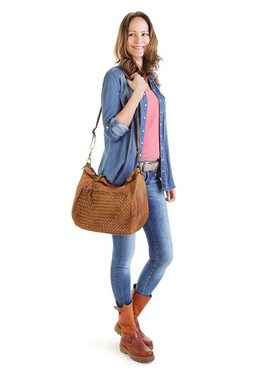 Samantha Look Shopper, echt Leder, Made in Italy