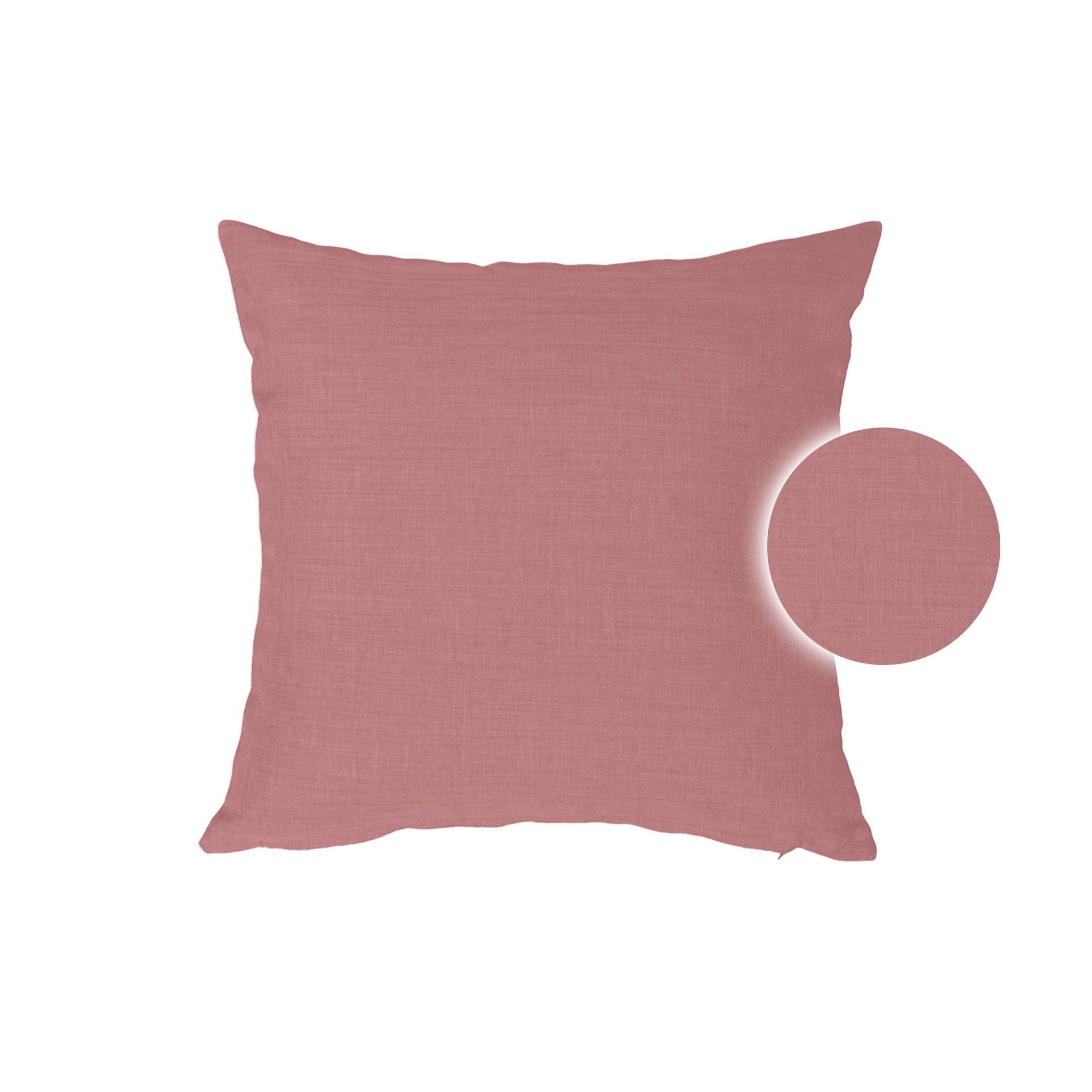 Haus und Deko Kissenbezug Kissenbezug 2er Set Struktur Leinenoptik Kissenhülle Deko Kissen Doppe, (2 Stück)