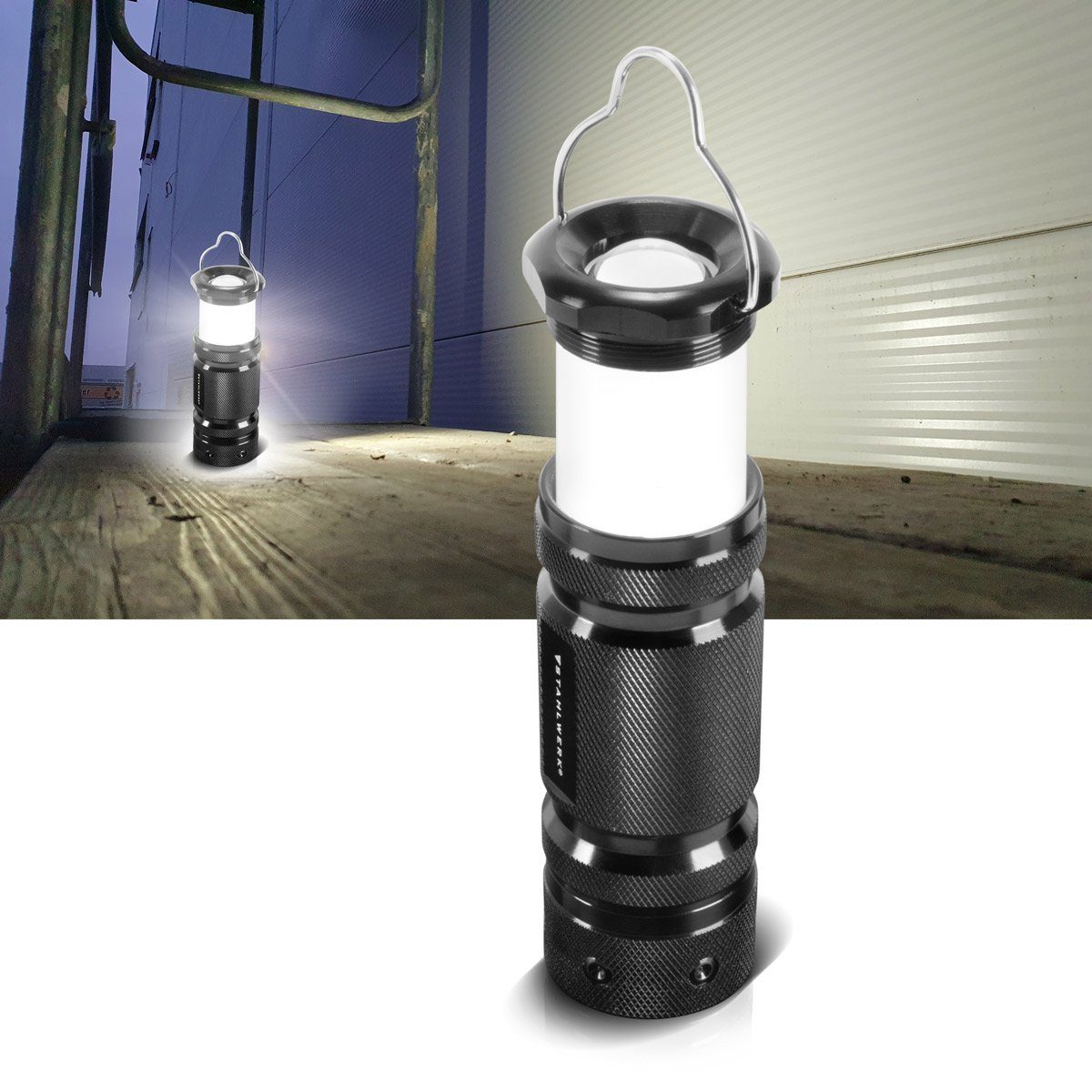 STAHLWERK LED Taschenlampe LED LED (2-St), hochwertigem 360° Aluminium-Gehäuse / LED / mit Leuchte Licht / Laterne ausziehbare Teleskop-Stableuchte Aluminium mit / Lampe Modi LED 6 Taschenlampe LED