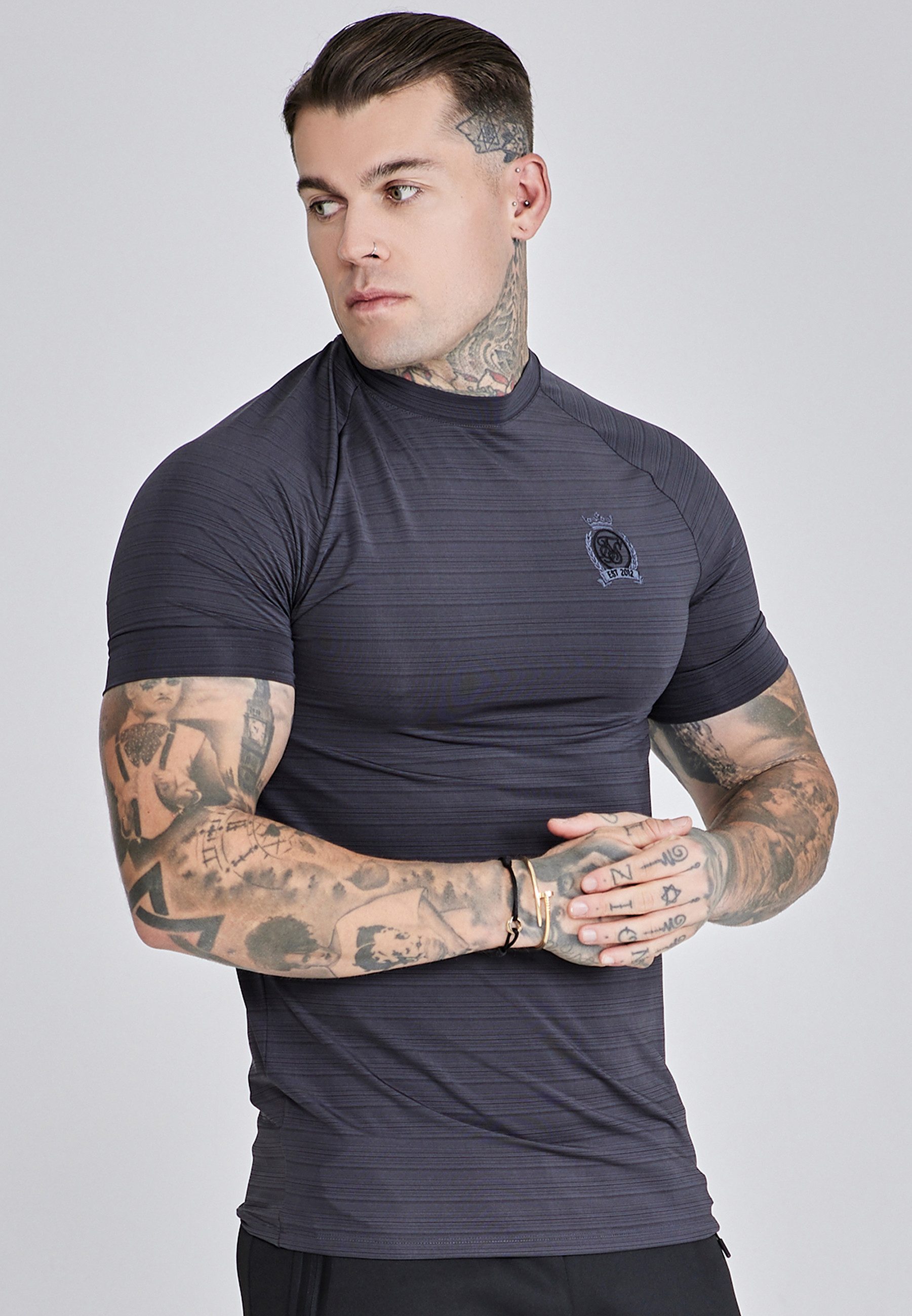 Siksilk T-Shirt SikSilk Herren Crest Tech günstig online kaufen