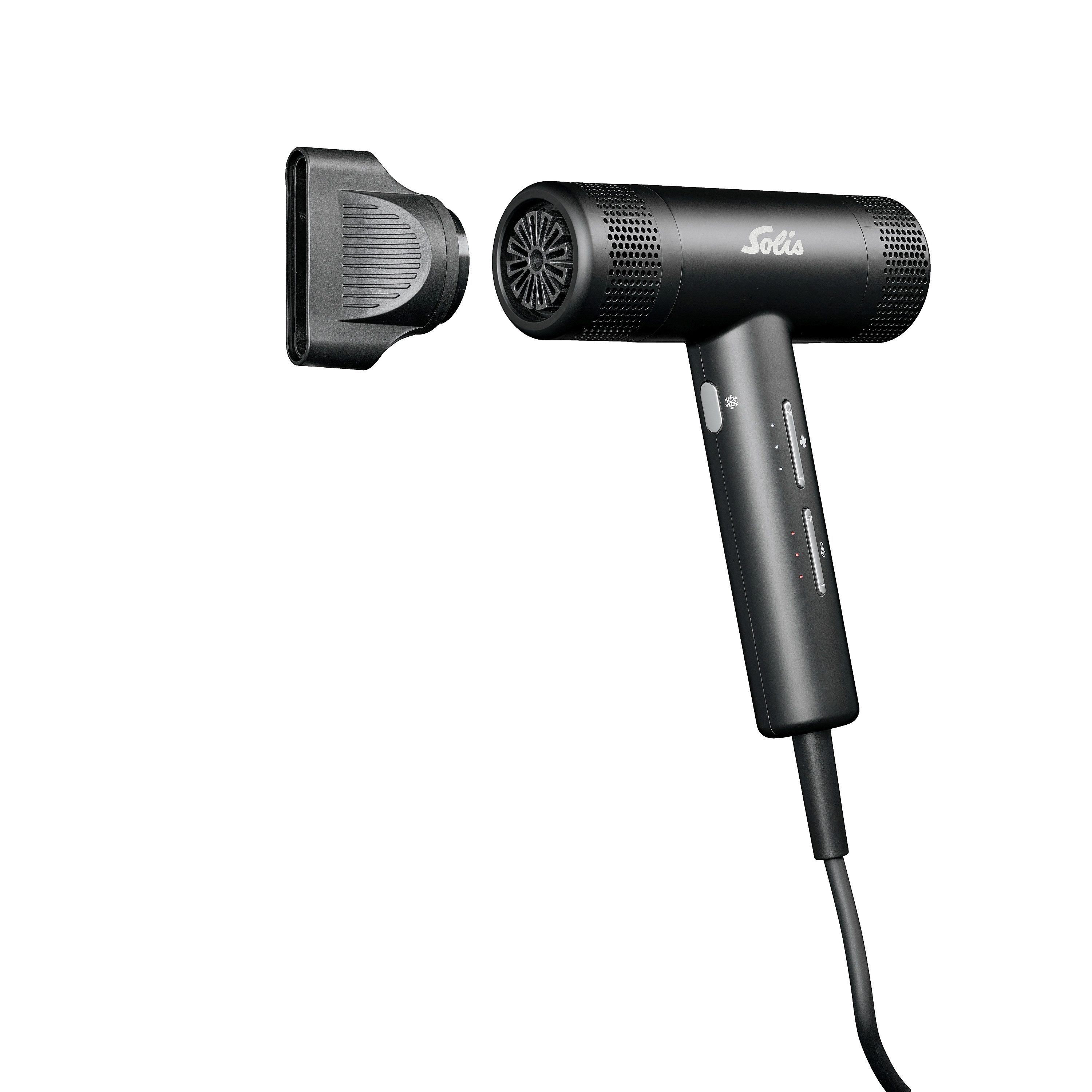 SOLIS OF SWITZERLAND Haartrockner Hair Perfection, Typ 3805, 1600 W, Kaltstufe, Ionen-Technologie, hohe Trockenleistung, 3 Stufen