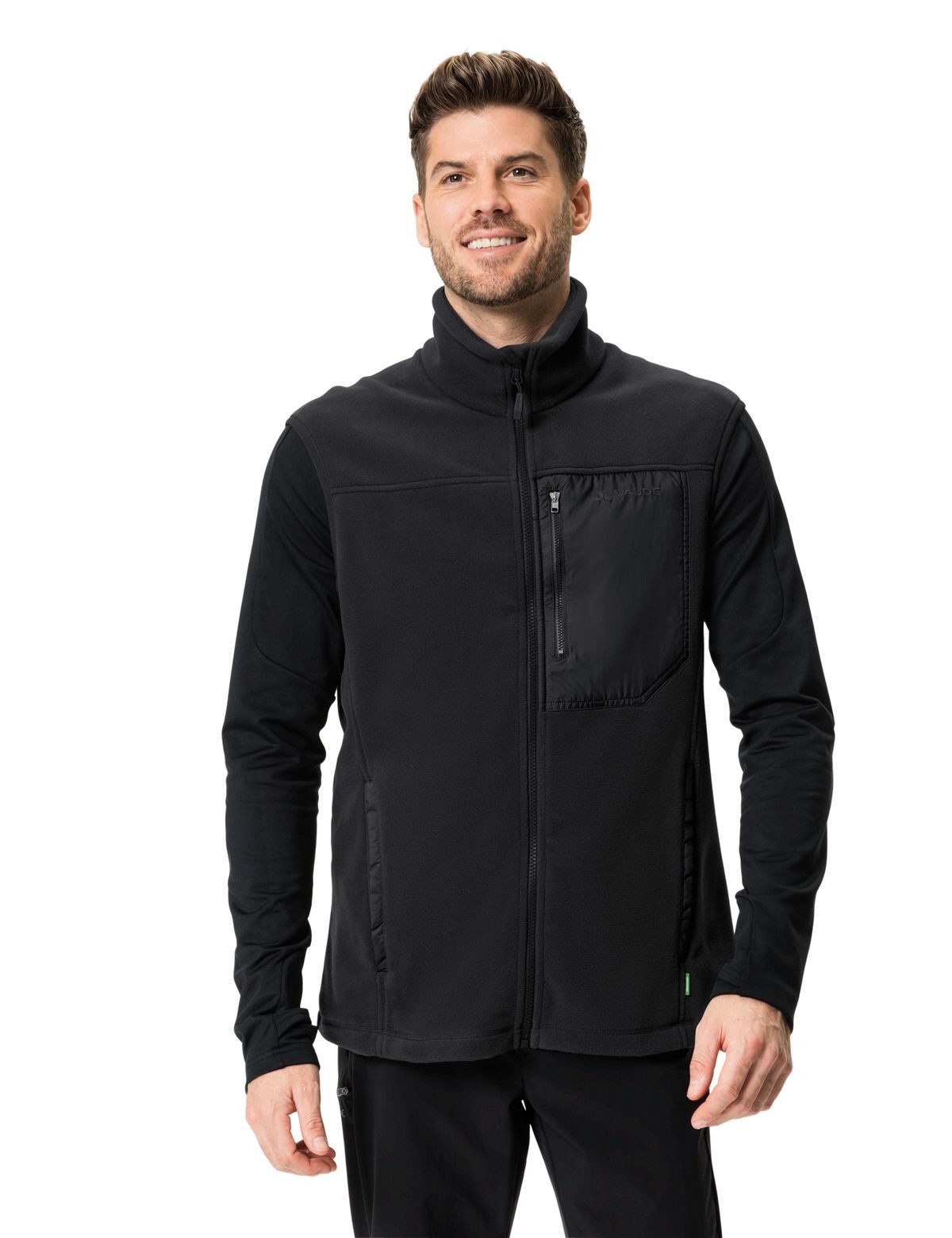 VAUDE Fleeceweste Men's ROSEMOOR Fleece Vest CS Funktionsweste, Outdoorweste mit Stehkragen