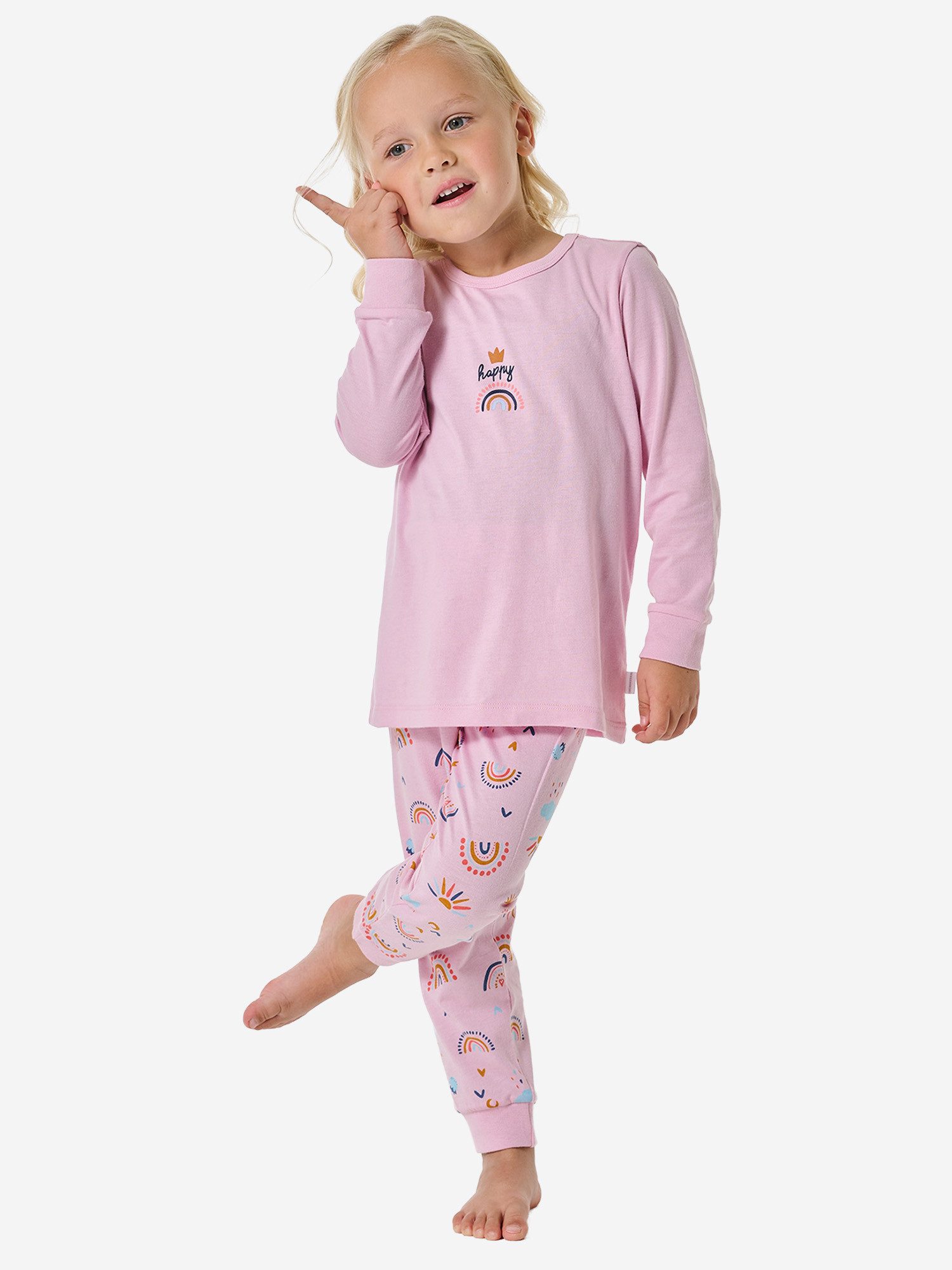 Schiesser Pyjama Horse World (2 tlg) schlafanzug schlafmode bequem – Bild 4 von 4