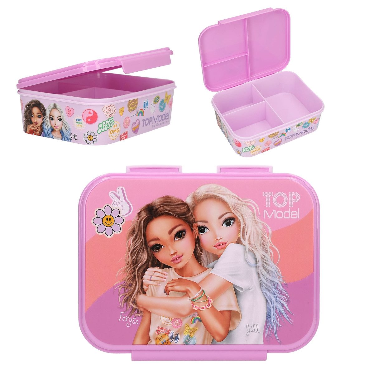 Depesche Lunchbox TM Brotdose Girl Power, Kunststoff