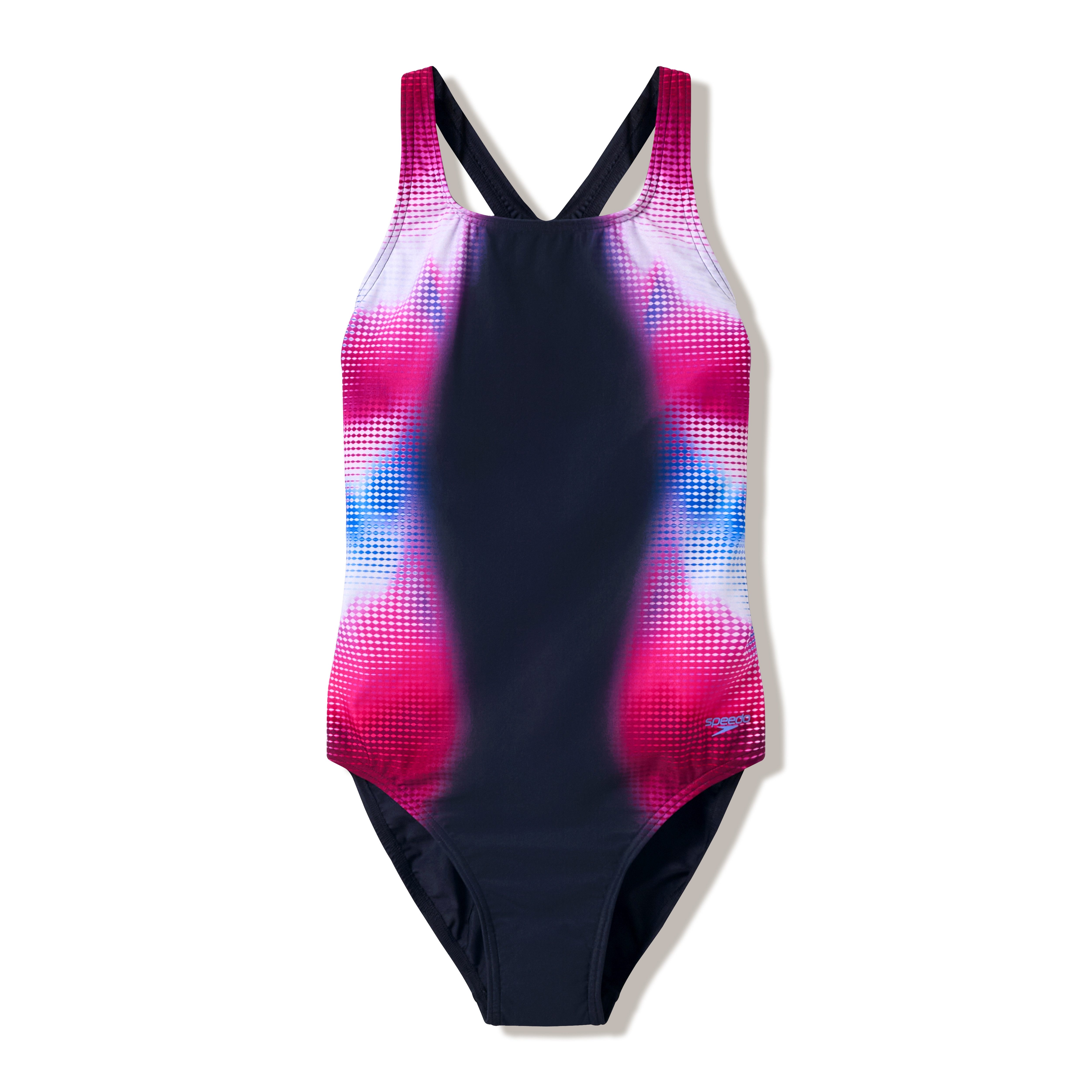 Speedo Badeanzug ENG PRINT MEDALIST für Training und aktives Schwimmen, mit Vier-Wege-Stretch