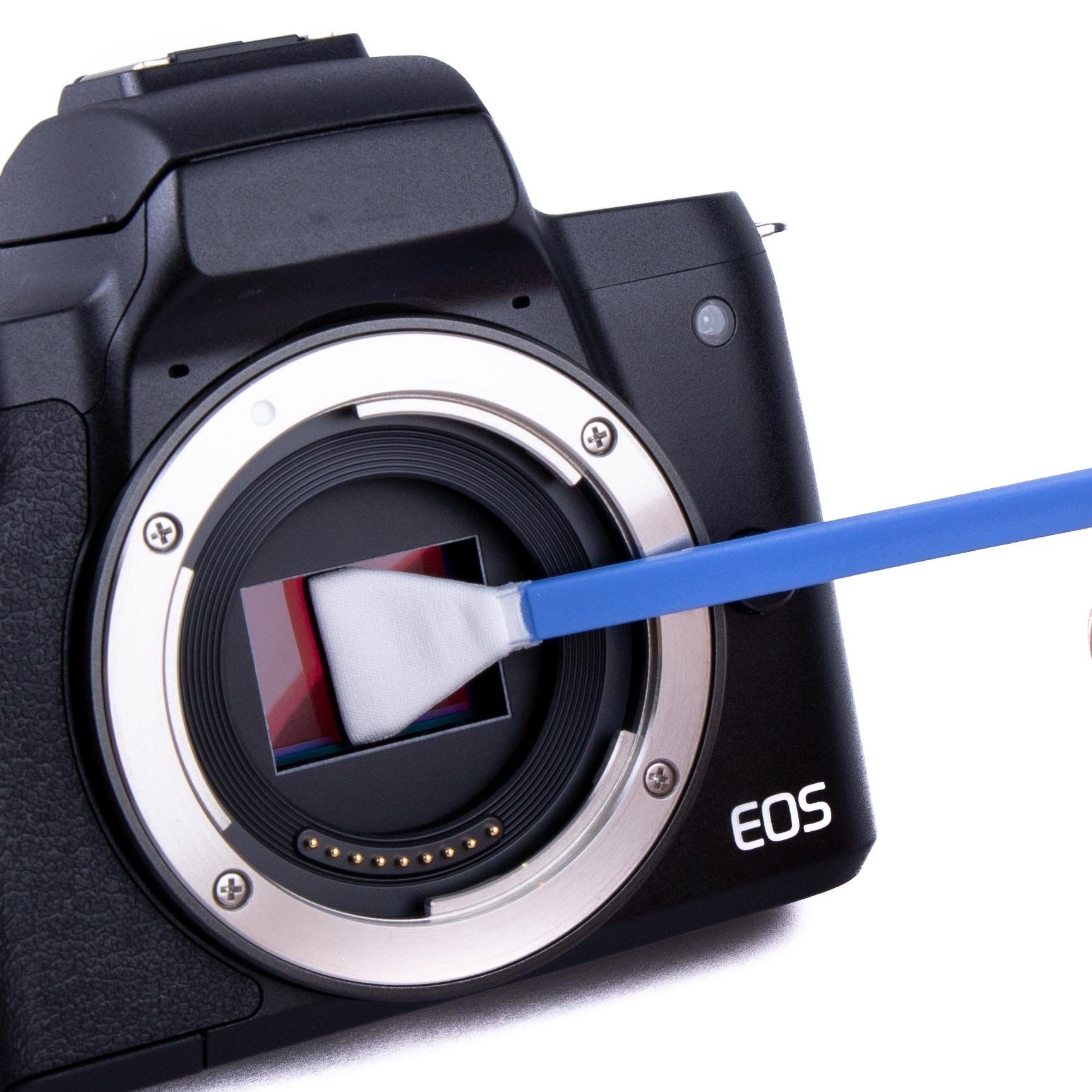Sensoren., APS-C mit pro (12 Set Swabs Swabs einzeln Vollformat, inkl. Kamera oder oder als Reinigungsset Swabs Kamerazubehör-Set für 12mm MFT Set) Flüssigreiniger einzelnen Sensor verpackte Lens-Aid