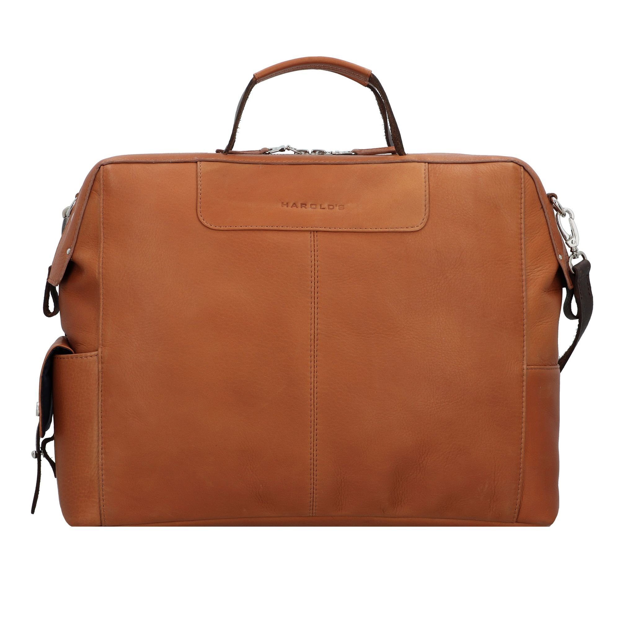 Aktentasche Harold's cognac Leder Country,