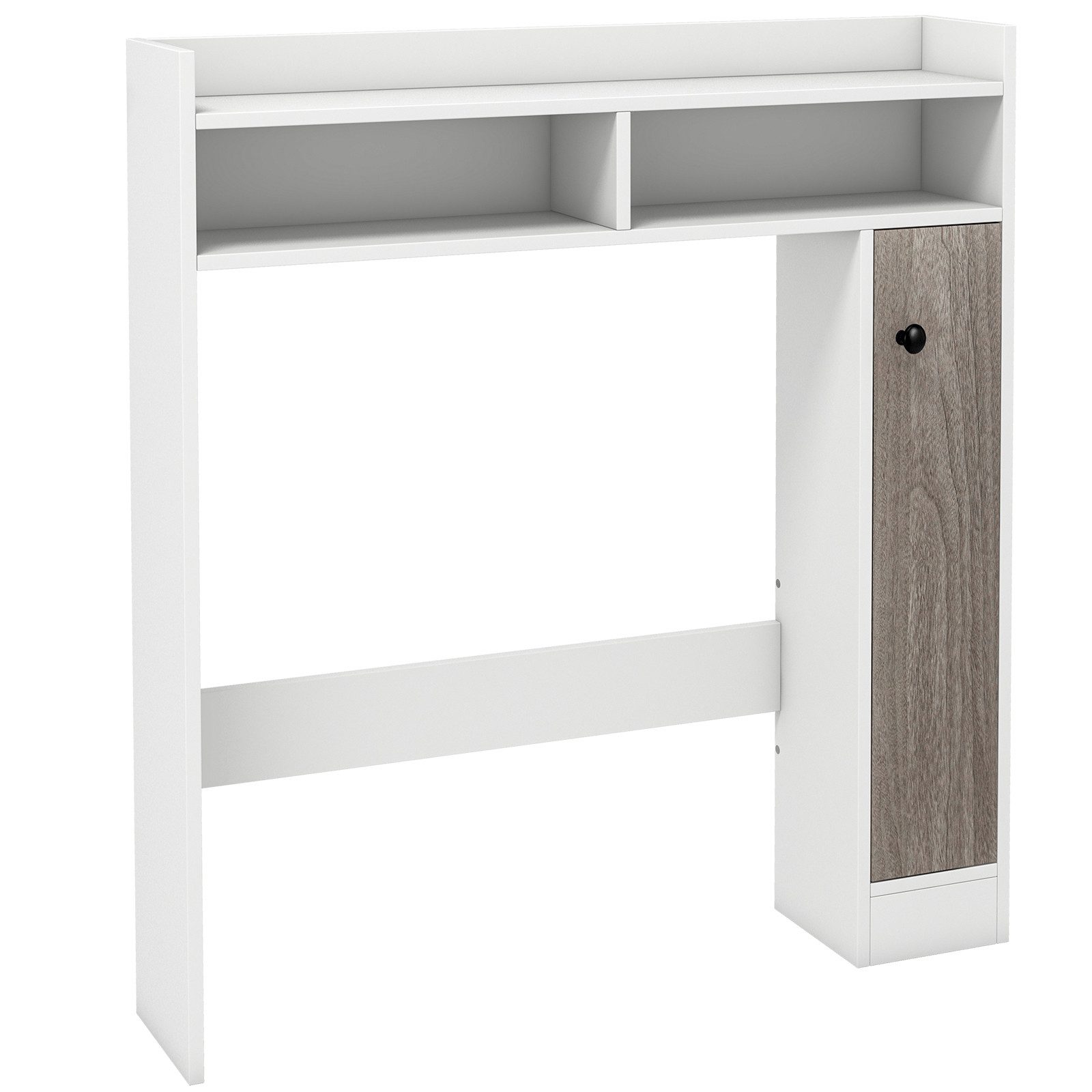 COSTWAY Badregal Toilettenschrank, Holz, mit verstellbaren günstig online kaufen