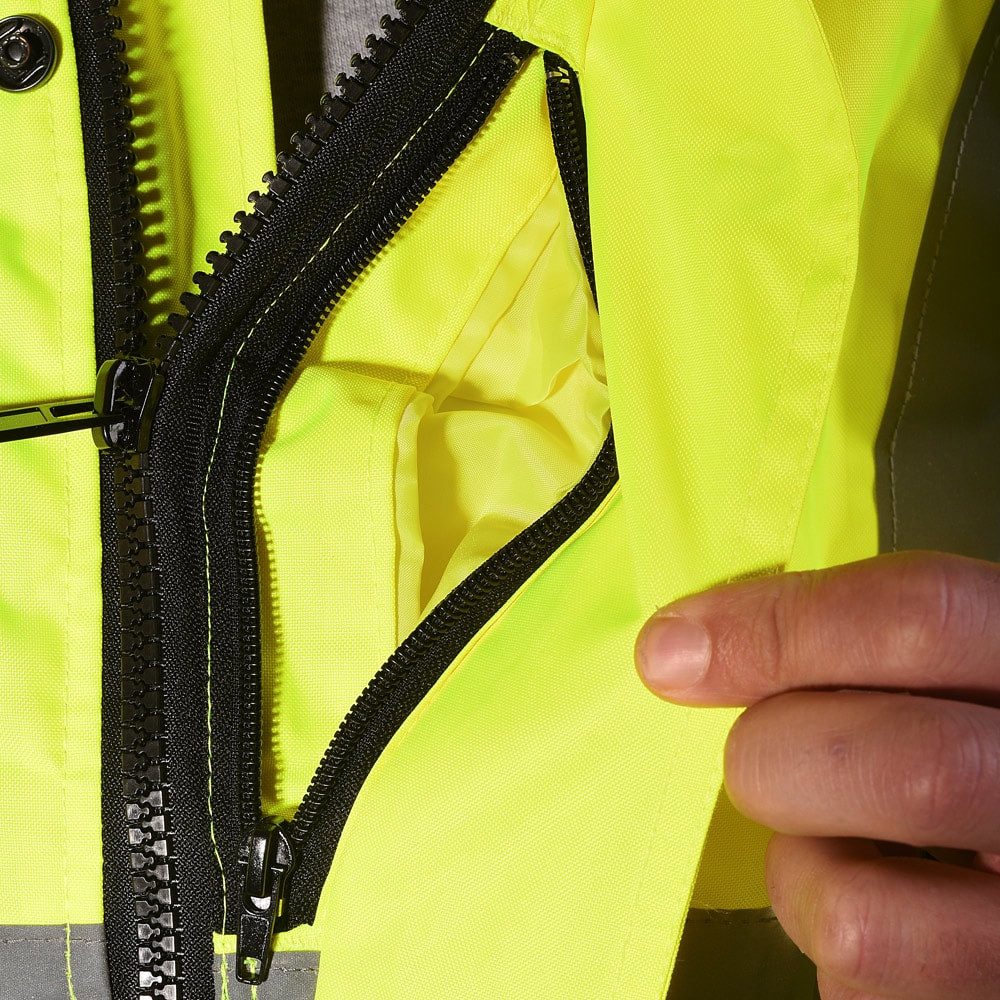 teXXor Arbeitsjacke Warnschutz Pilotenjacke "WHISTLER" – Bild 2 von 5