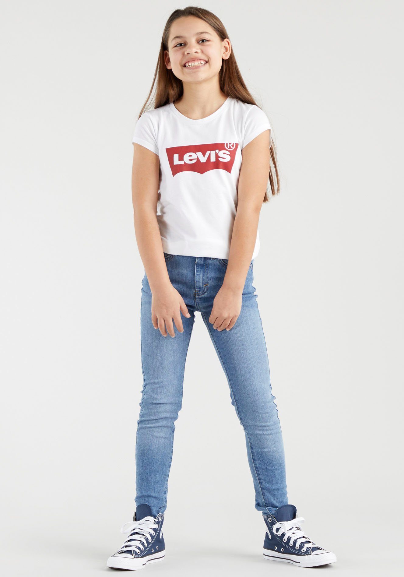 Levi's® Kids used HIGH SKINNY for 720™ SUPER RISE Stretch-Jeans light GIRLS blue