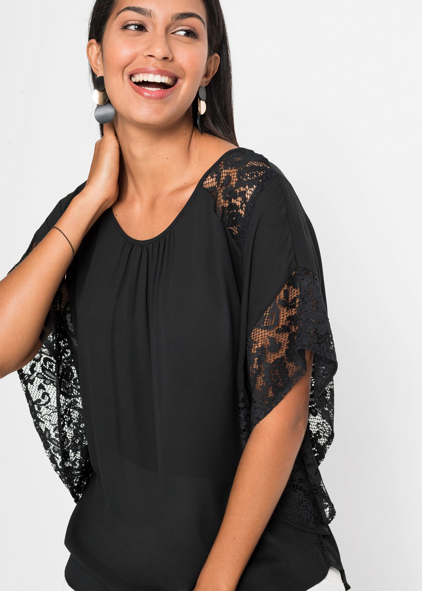 bonprix Langarmbluse Bluse günstig online kaufen