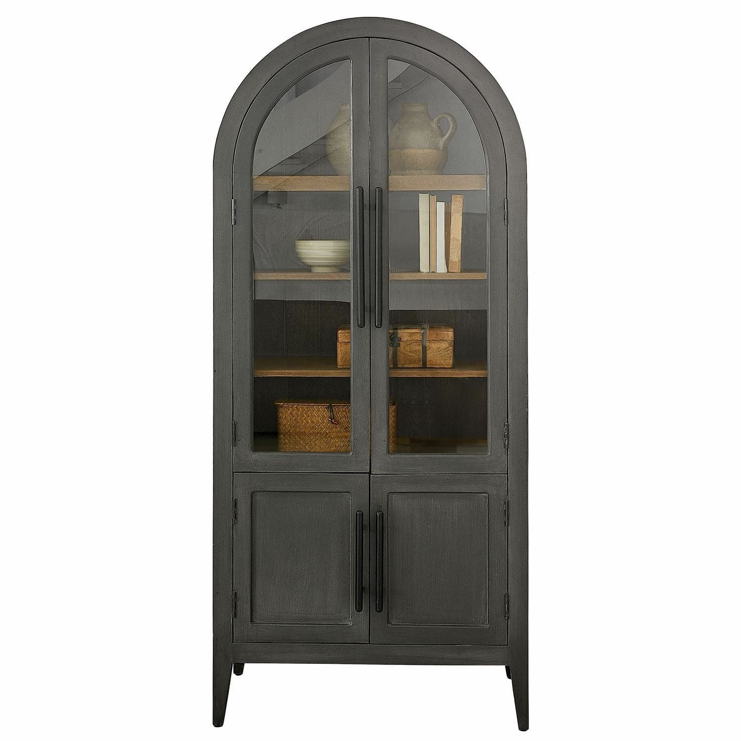 Mirabeau Hochschrank Schrank Chaloraine antikgrau
