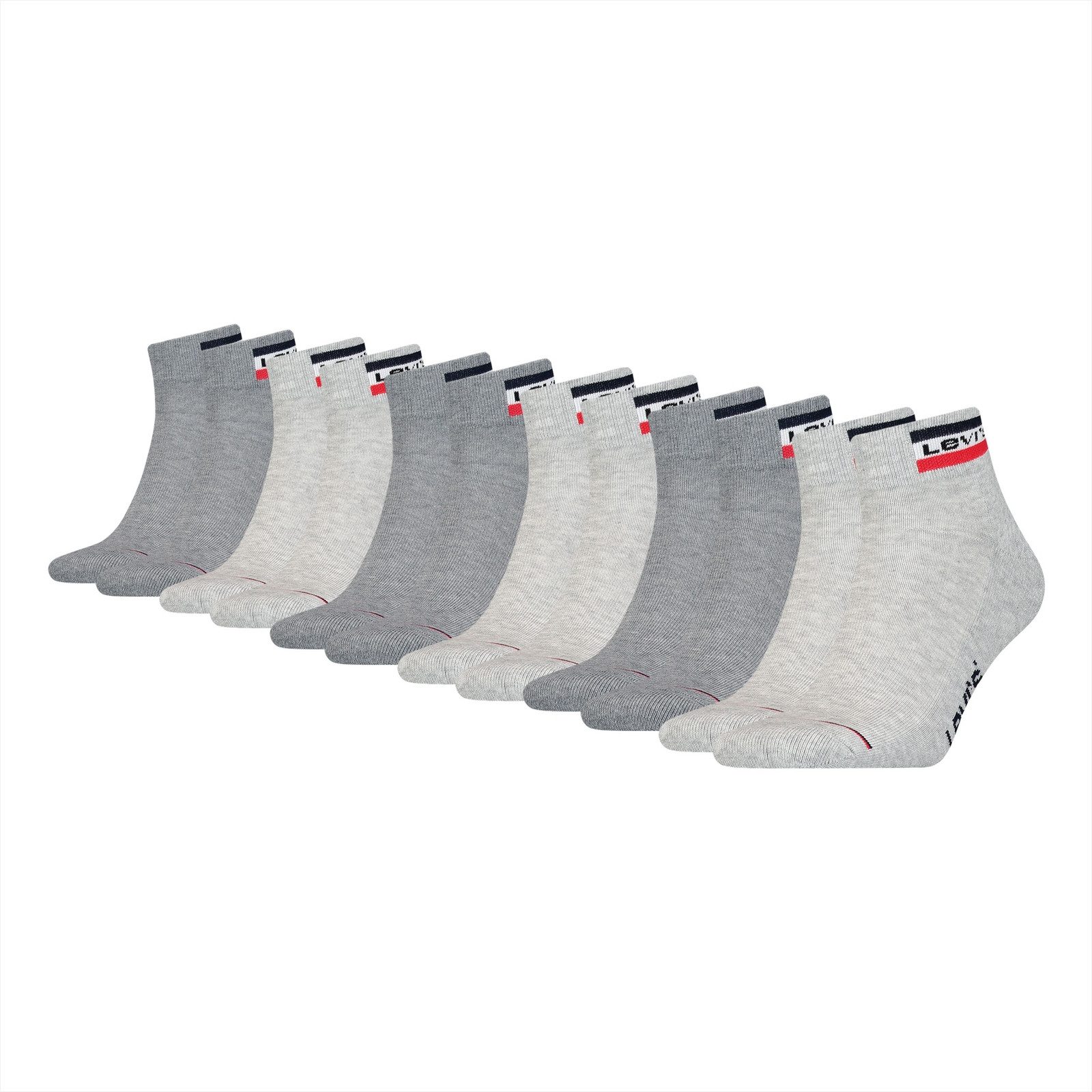 Levi's® Kurzsocken Mid Cut (6-Paar) mit günstig online kaufen