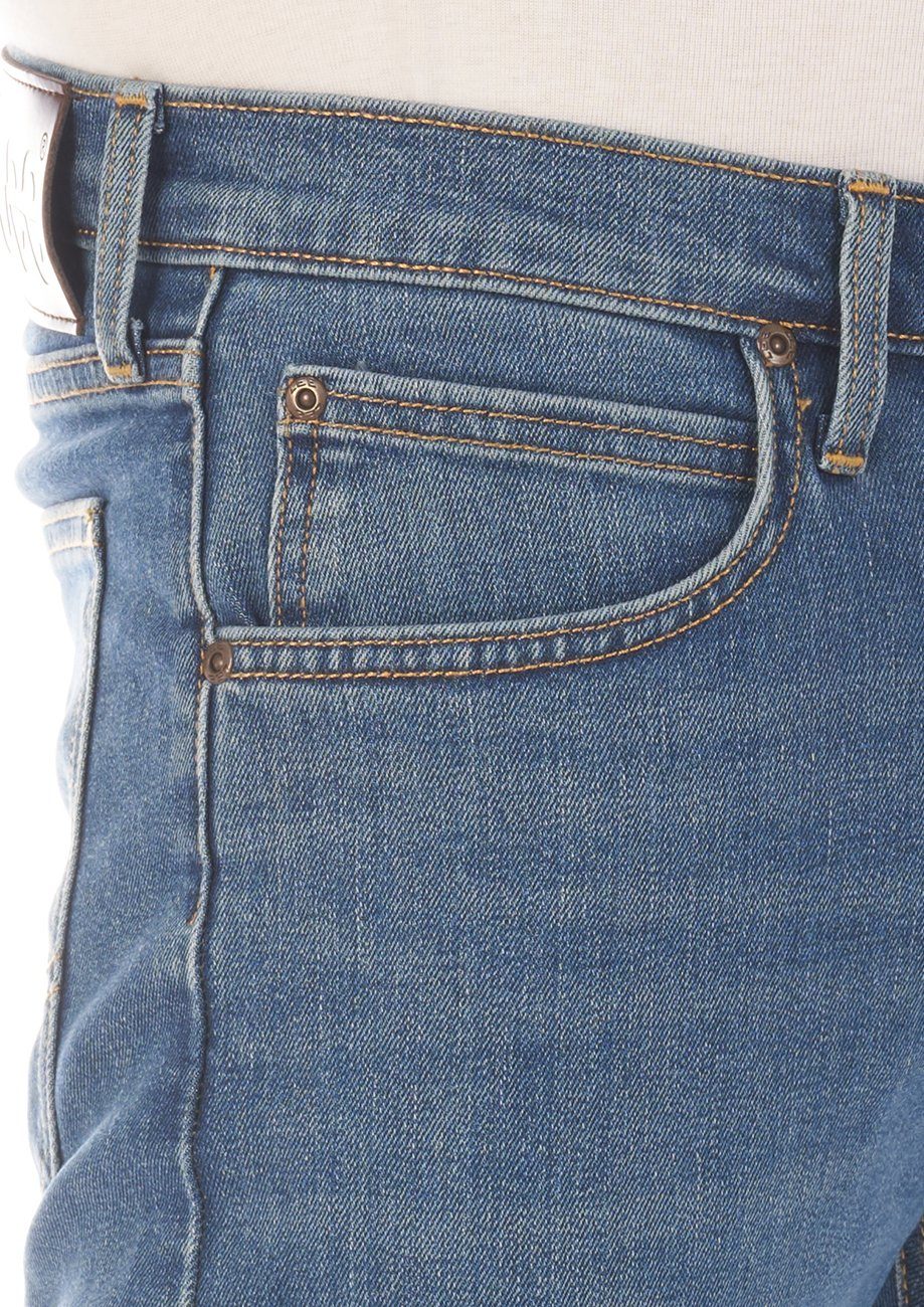 Lee® Tapered-fit-Jeans Herren Jeanshose mit Blue Fit Denim Tapered Stretch (LSS2HDPD3) Hose Luke Slim Used