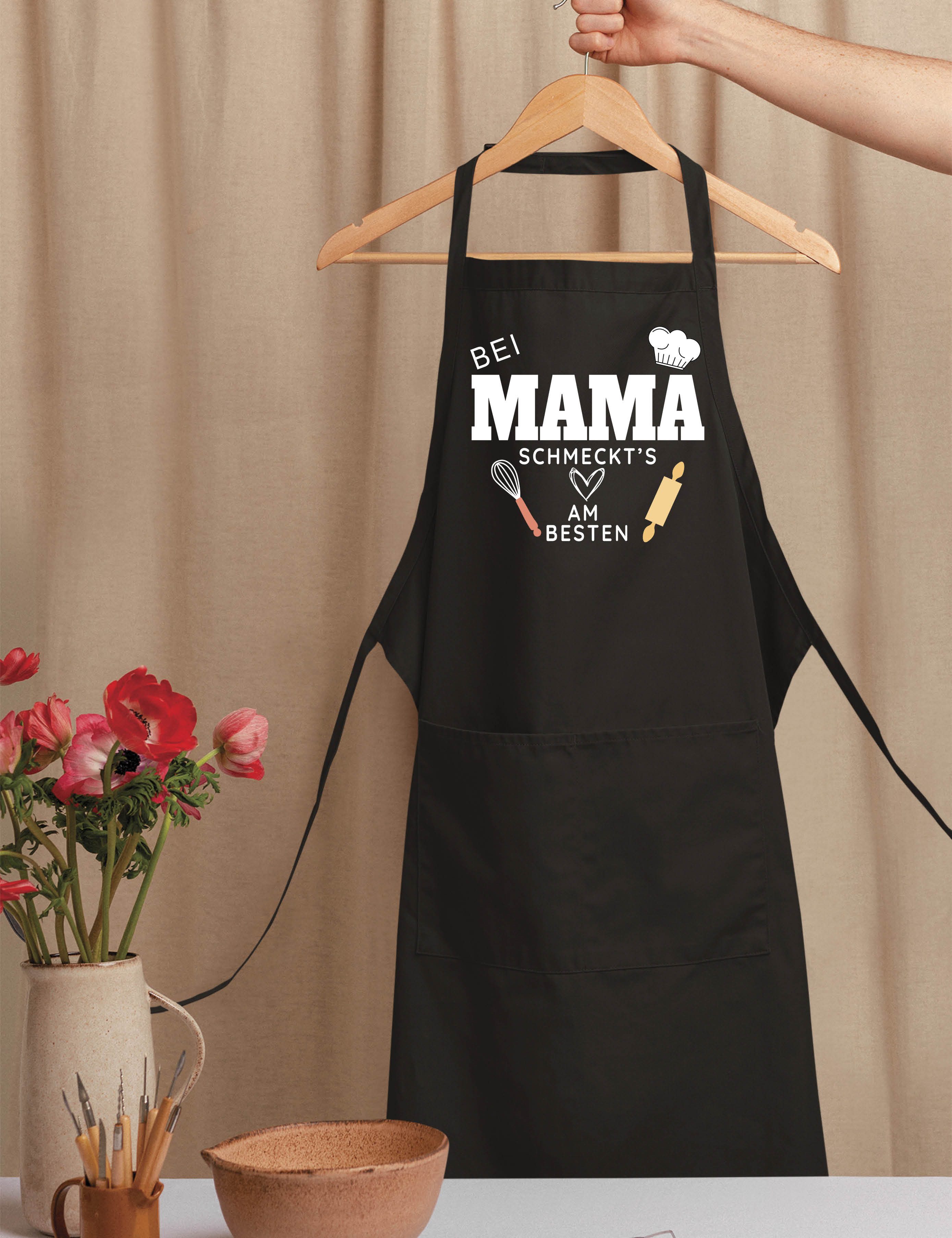 Youth Designz Grillschürze Damen Schürze "Bei Mama schmeckt es am Besten" P günstig online kaufen