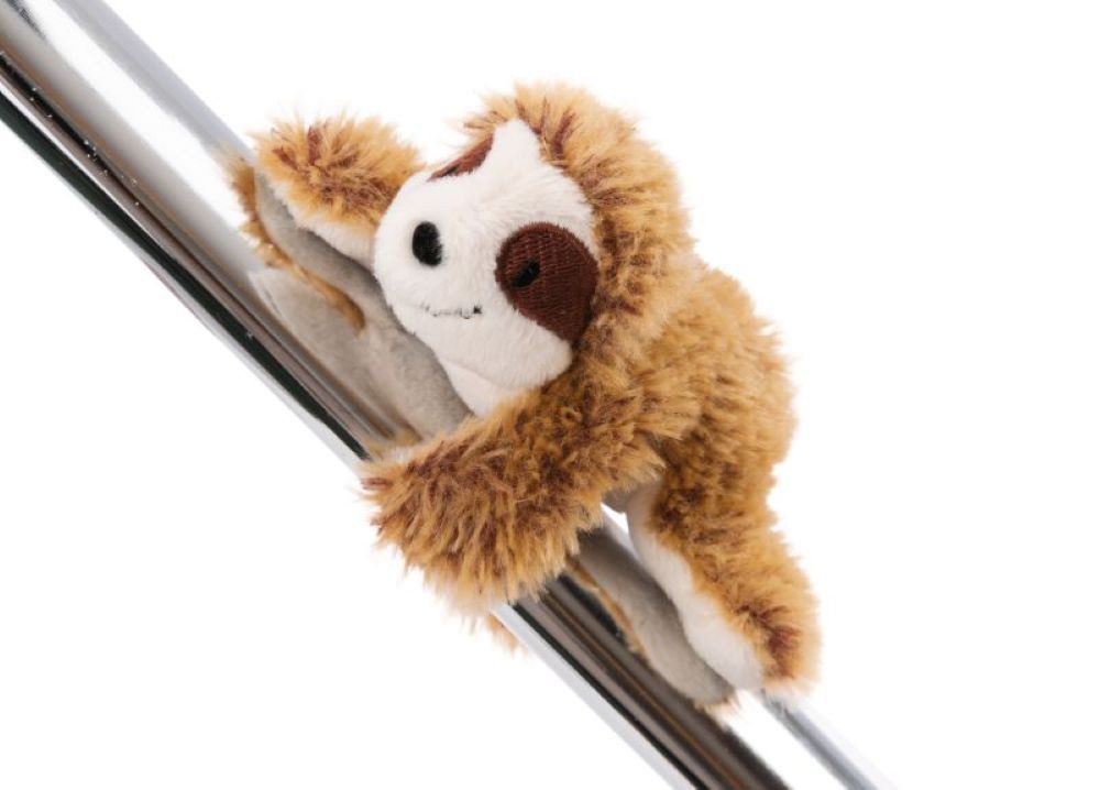 Nici Plüschanhänger Nici Faultier Slobby braun/weiß 12 cm Magnet