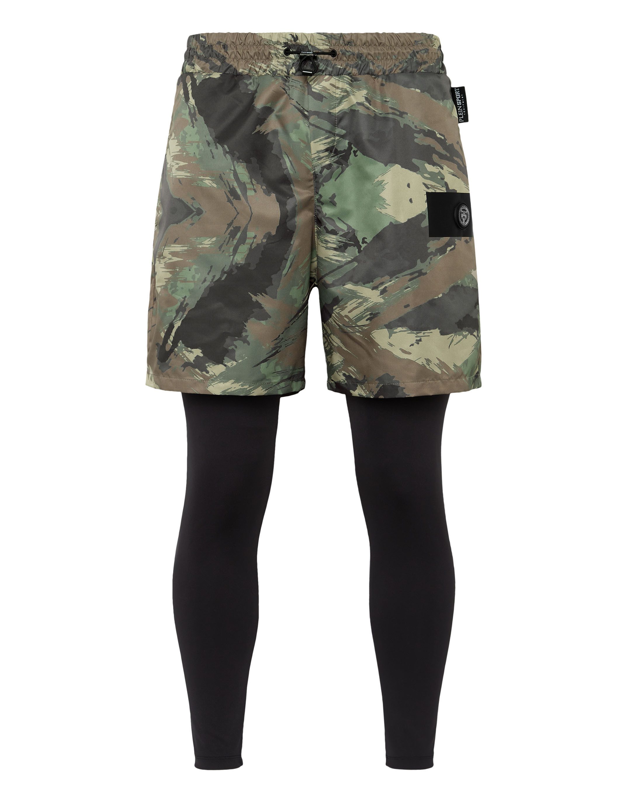 PLEIN SPORT Sporthose Camouflage