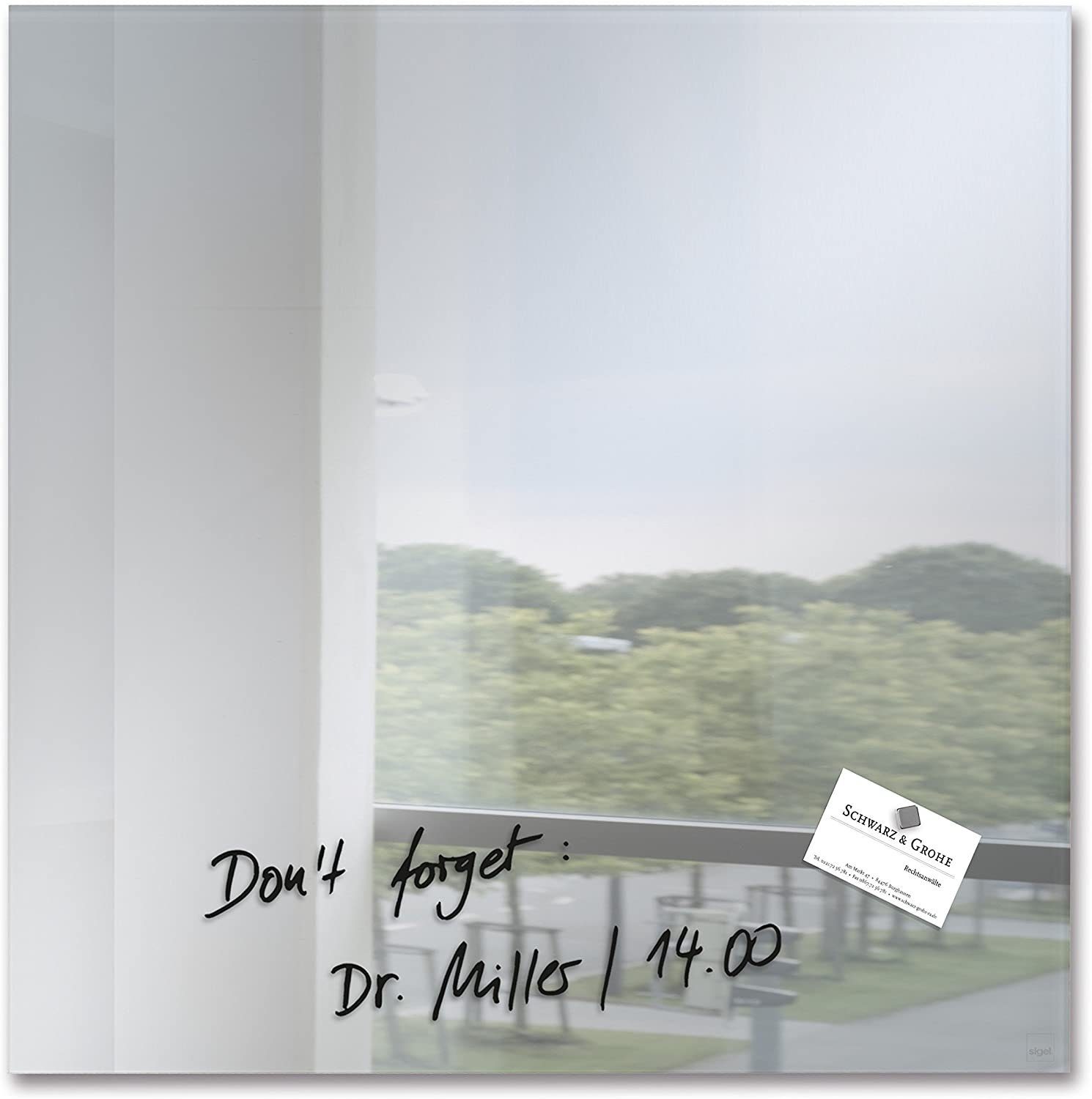 Sigel Magnettafel, Spiegel artverum Glas Magnetboard GL275 Magnetwand 48x48cm. Reduzierter Preis € 43,99. Unverbindliche Preisempfehlung € 82,11