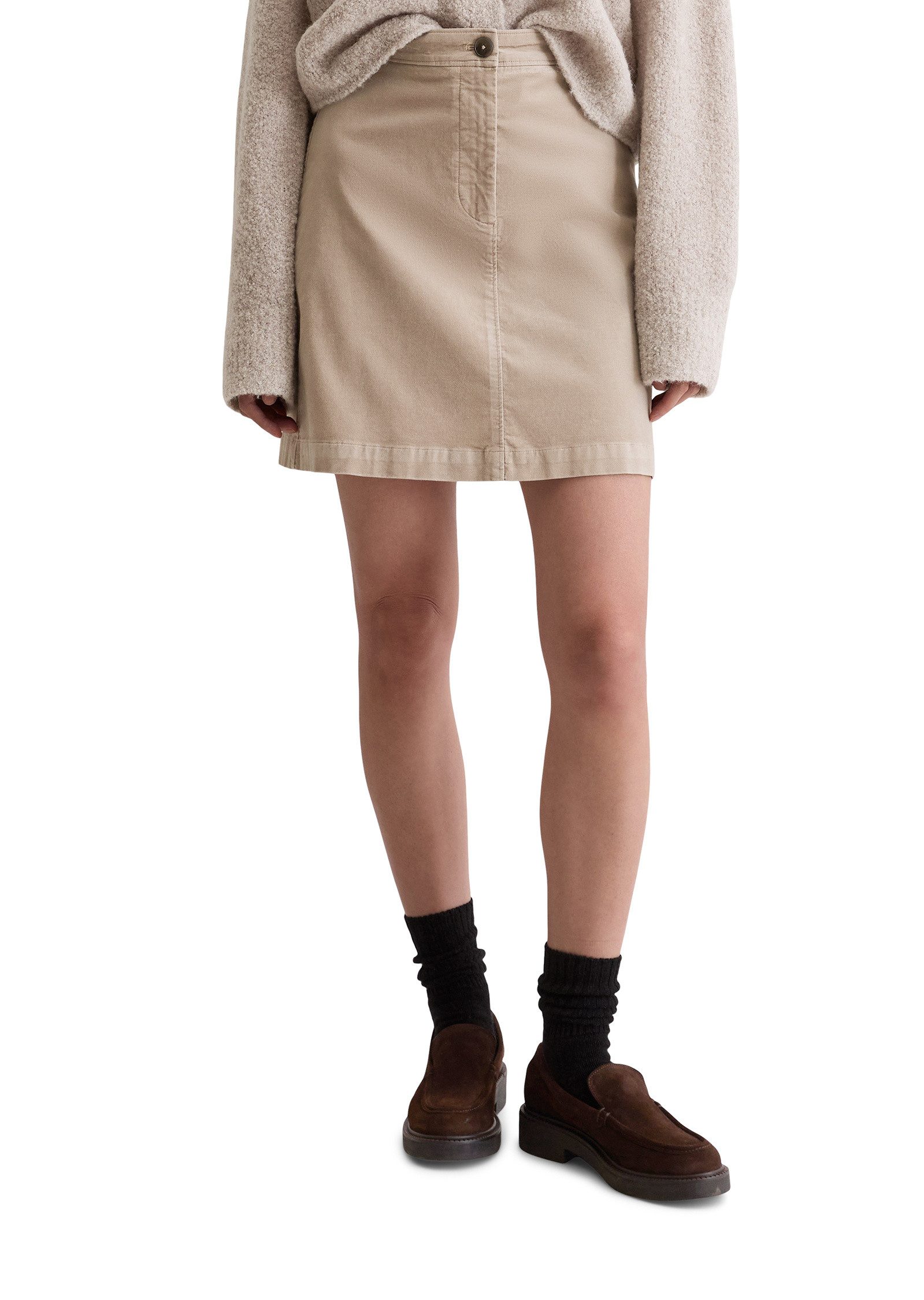 Marc O'Polo Webrock aus Organic-Cotton-Viskose-Stretch