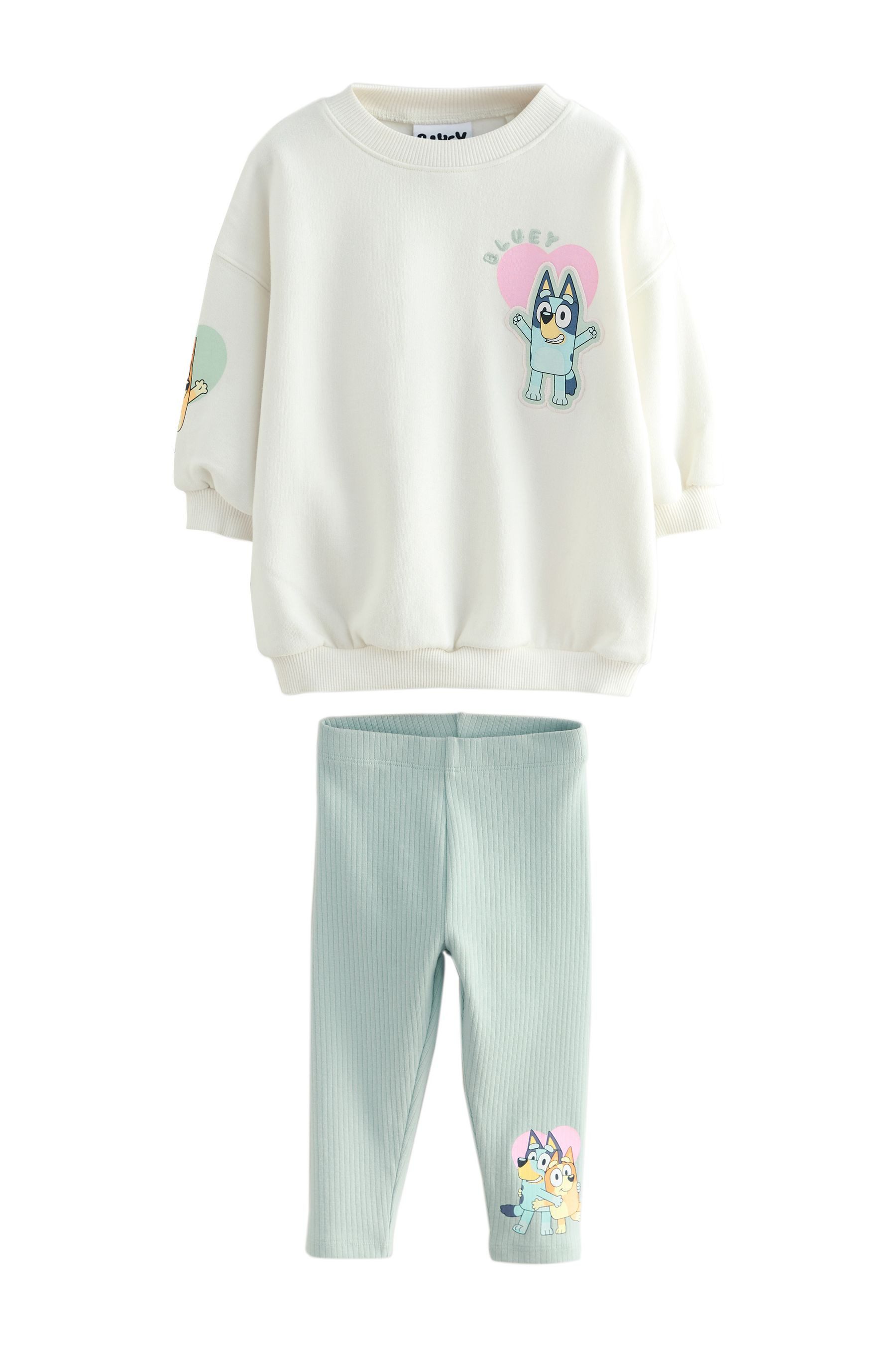 Next Top & Leggings Sweatshirt und Leggings im Set, Bluey (2-tlg)