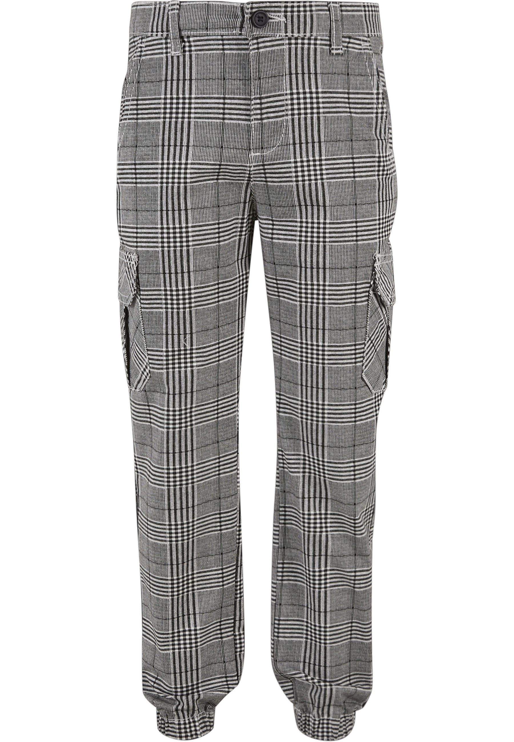 Cargohose Urban Classics Herren Boys AOP Glencheck Cargo Jog Pants