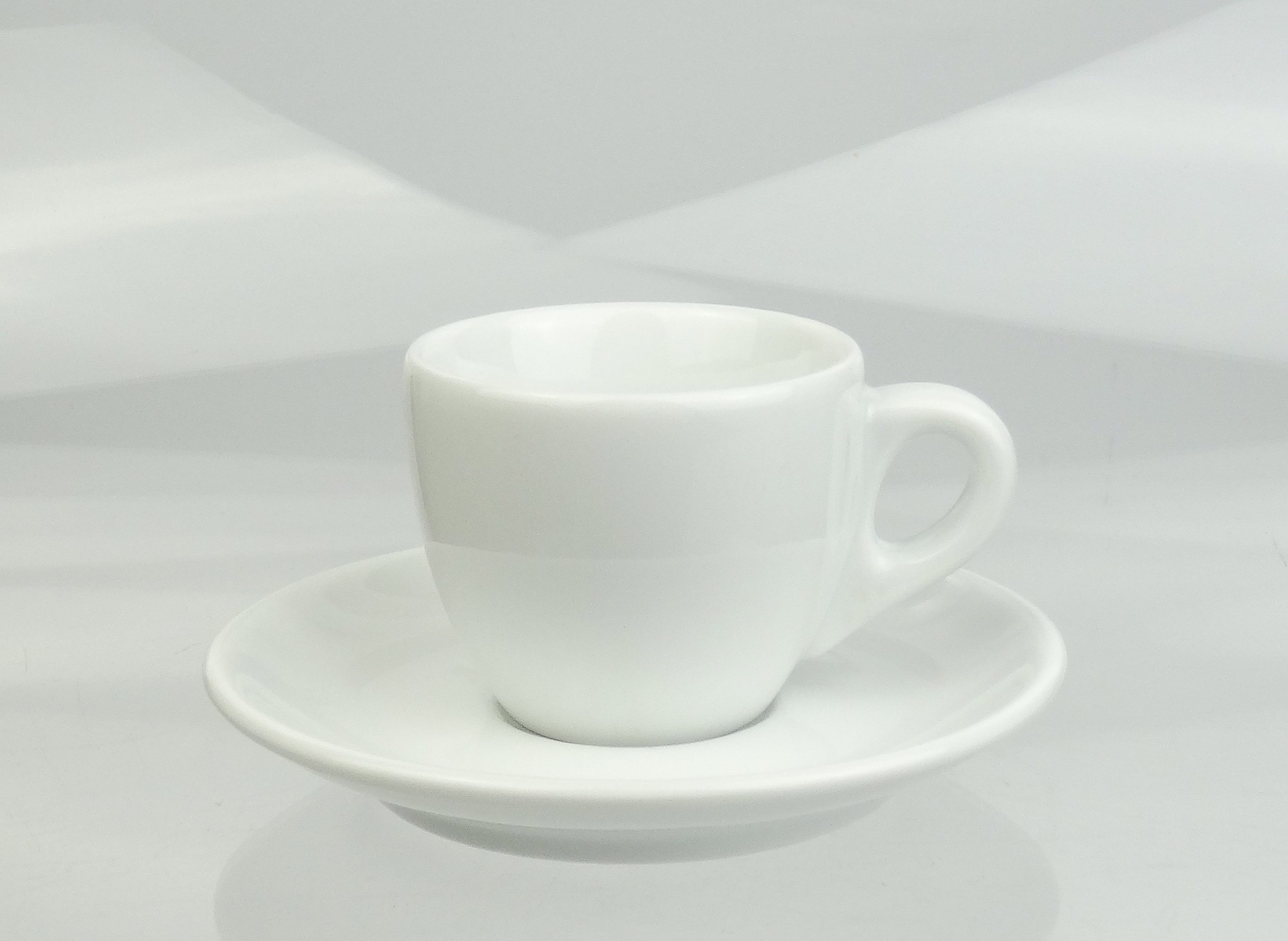 Ancap Espressotasse weiss, Made in Italy, 2-tlg., Porzellan