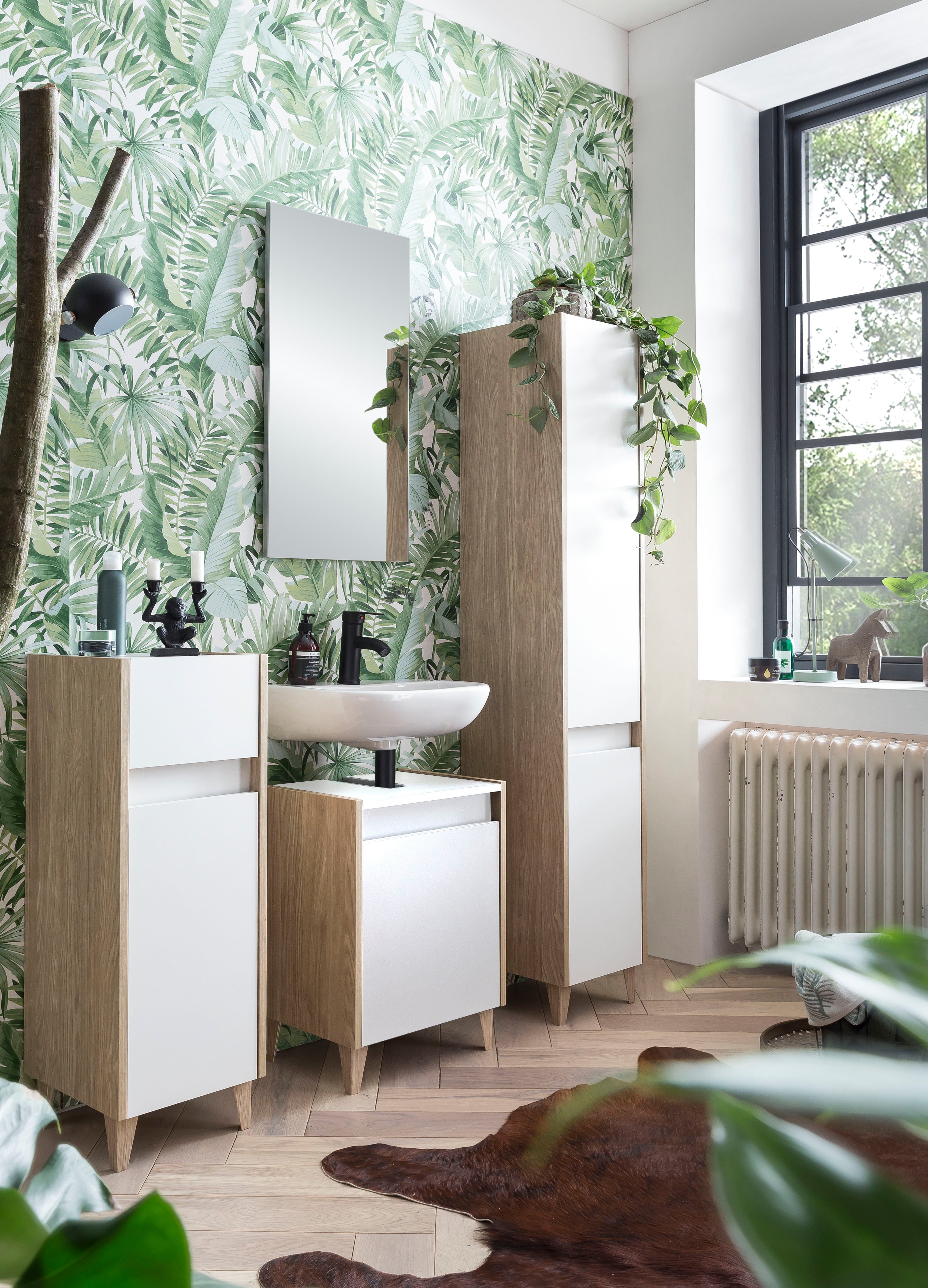 welltime Spiegelschrank Rias, Spiegelelement, Made in Germany, B: 40 cm Solide Verarbeitung - Dieses Produkt ist in Deutschland gefertigt