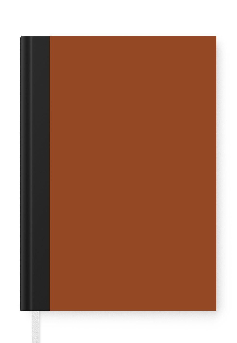 MuchoWow Notizbuch Terrakotta - Braun - Palette - Unifarben - Farben - Farbe, Journal, Merkzettel, Tagebuch, Notizheft, A5, 98 Seiten, Haushaltsbuch