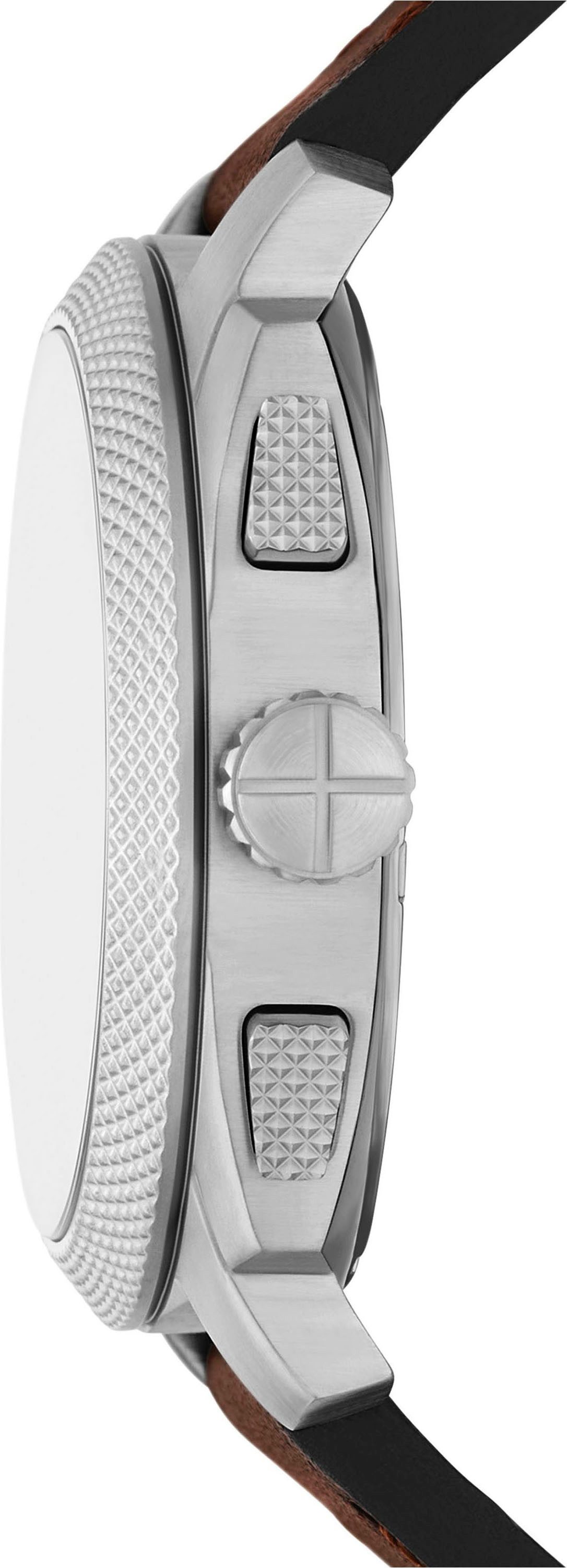 Fossil Chronograph MACHINE FS6100, Quarzuhr, Armbanduhr, Herrenuhr, Lederar günstig online kaufen