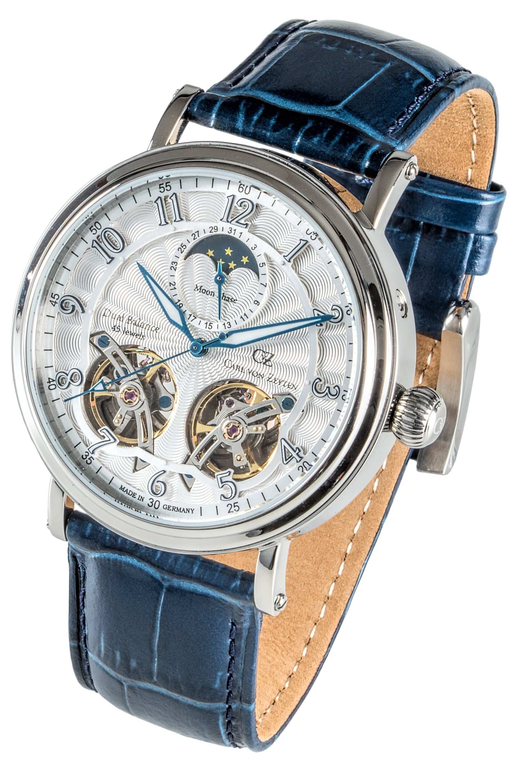 Carl von Zeyten Automatikuhr Carl von Zeyten Murg CVZ0054SLS Herren