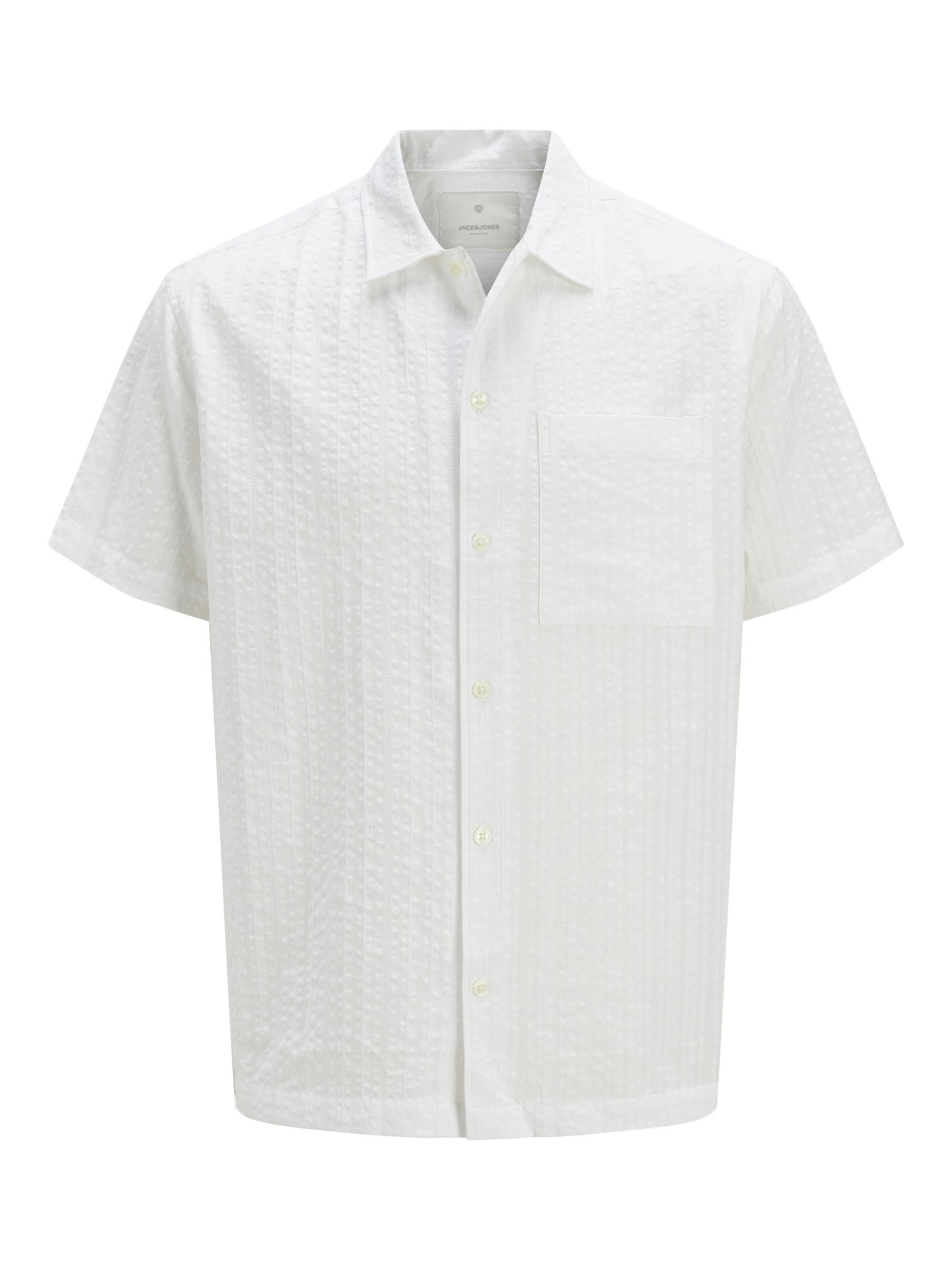 Jack & Jones Kurzarmhemd Kubisches Muster, günstig online kaufen
