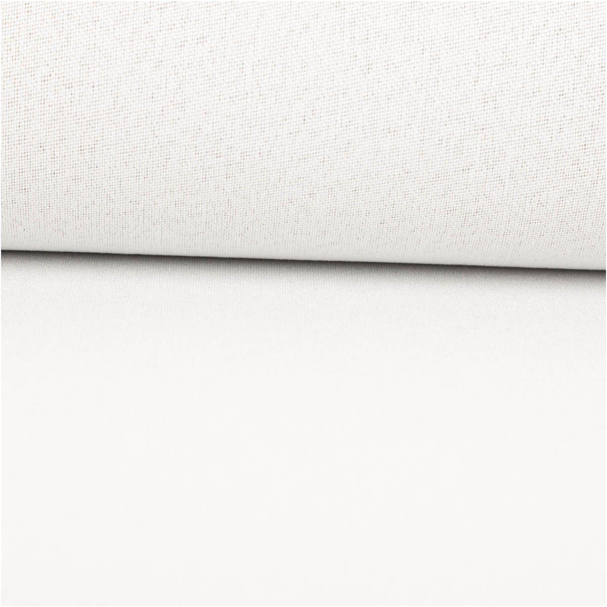 SCHÖNER LEBEN. Stoff Verdunklungsstoff Meterware Weiß-Grau meliert Doubleface 147 cm, doubleface