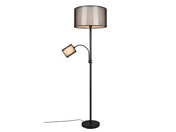 meineWunschleuchte LED Stehlampe, Lesearm & Dimmfunktion, LED wechselbar, Warmweiß, ausgefallene Design-er Lampe dimmbar mit Leselampe für Ecke, H: 174cm