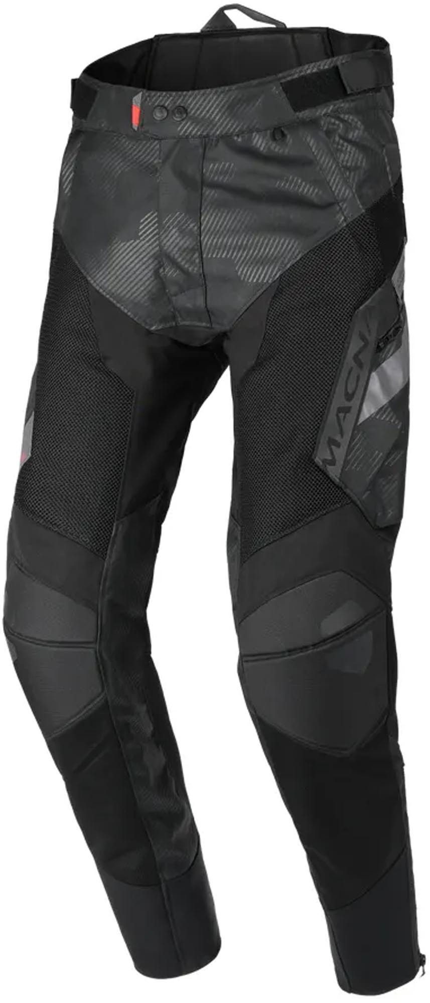 Macna Motorradhose Qargon Tapered Motorrad Textilhose Knieprotektoren enthalten,Perforiert