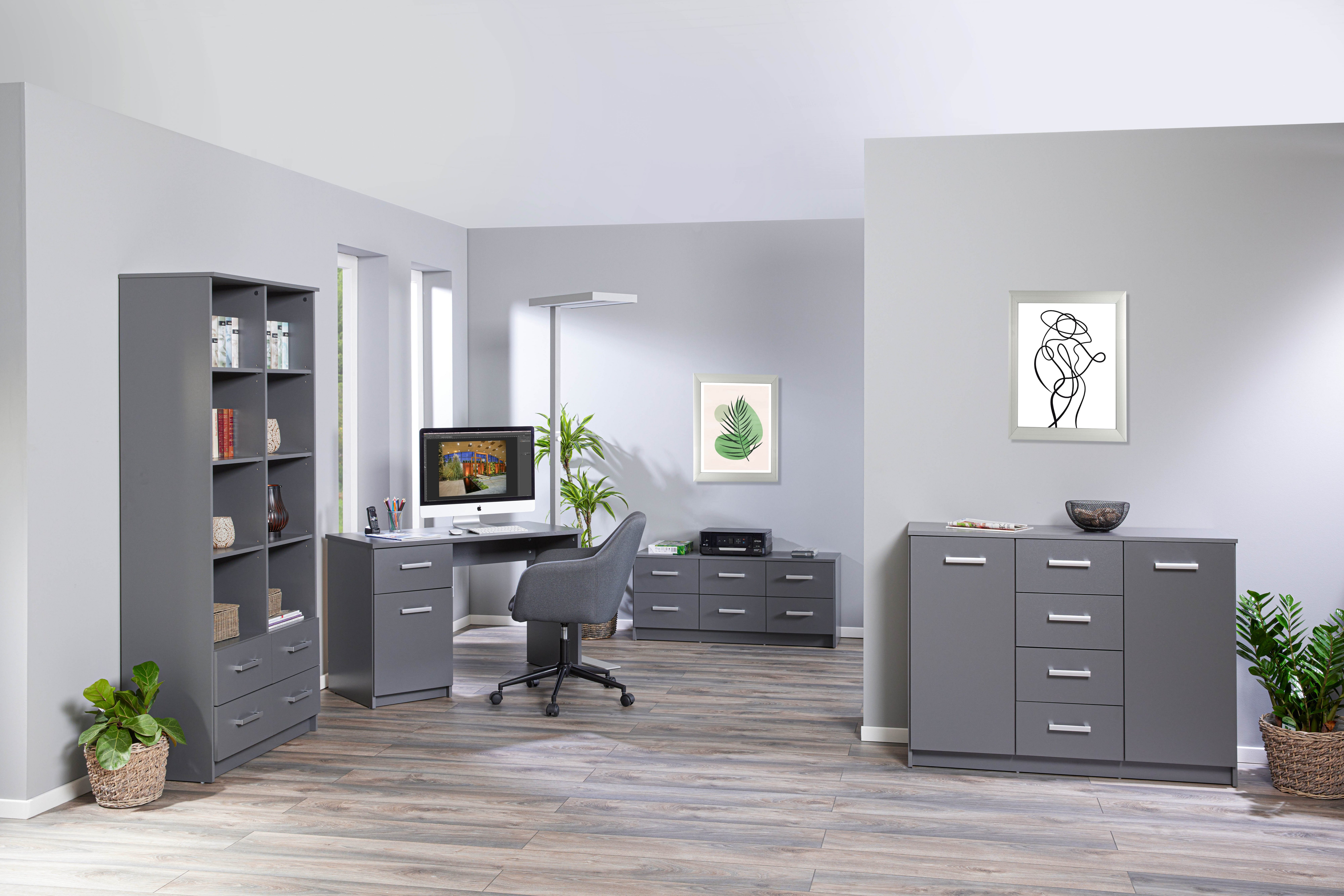 Inter Link Standregal Elenzio, viel stauraum, kratzfest