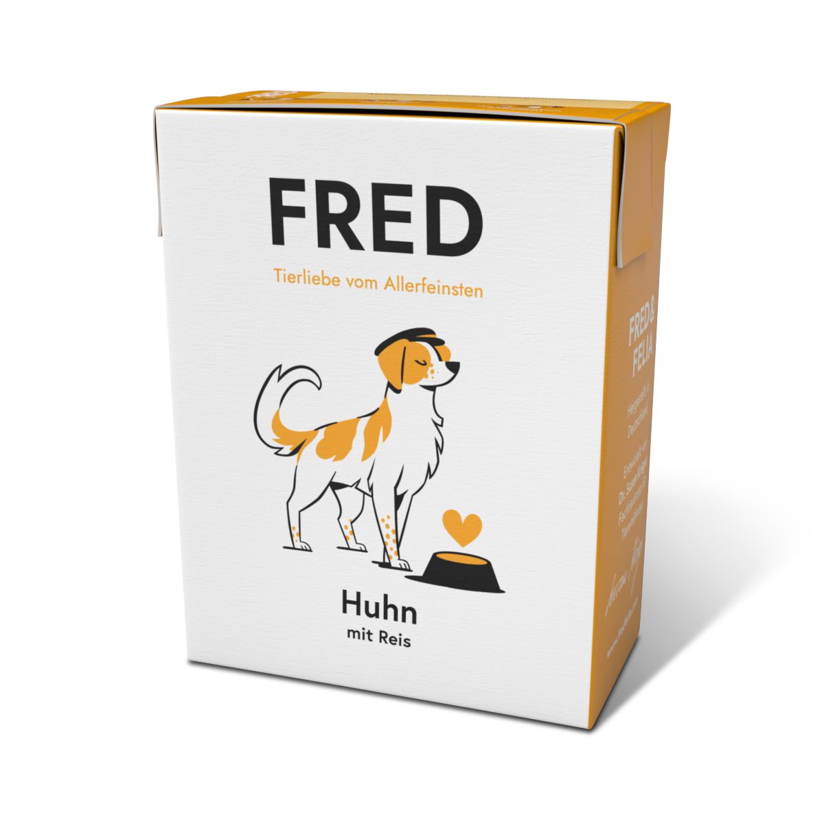 FRED & FELIA FRED Huhn mit Reis (10er Pack), Nassfutter für: Hunde, Monoprotein