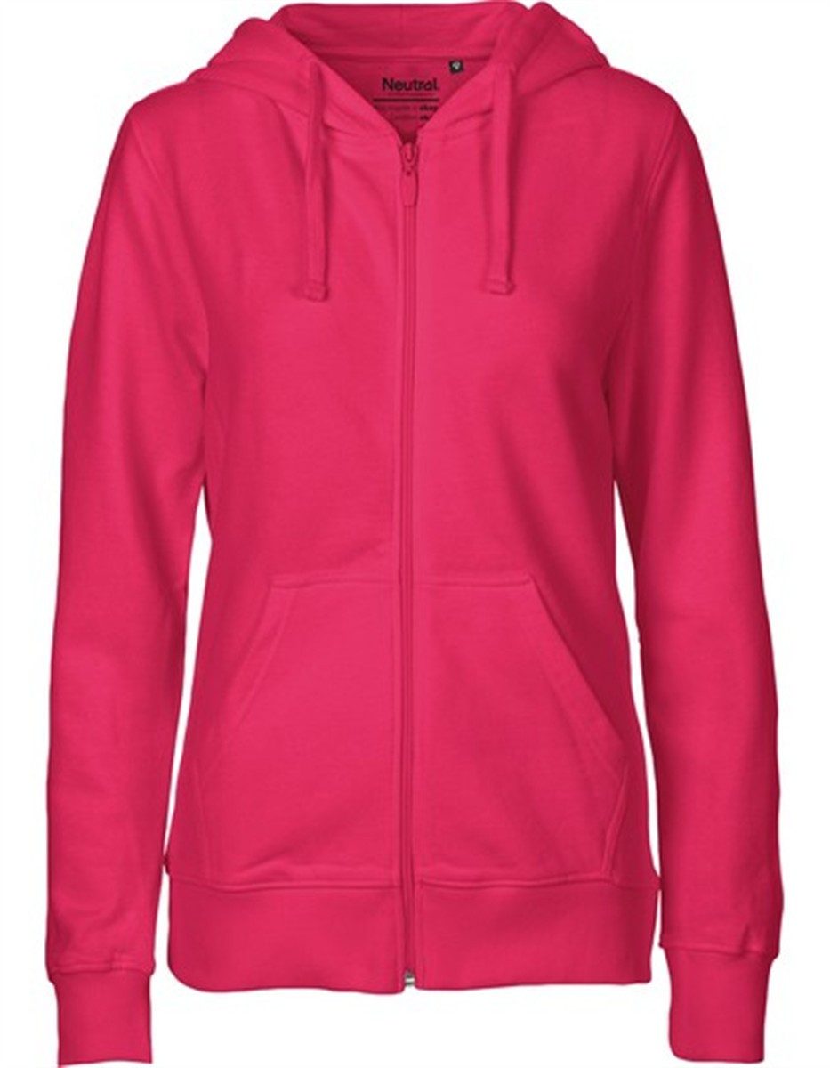 Neutral Kapuzensweatjacke Ladies Zip Hoodie
