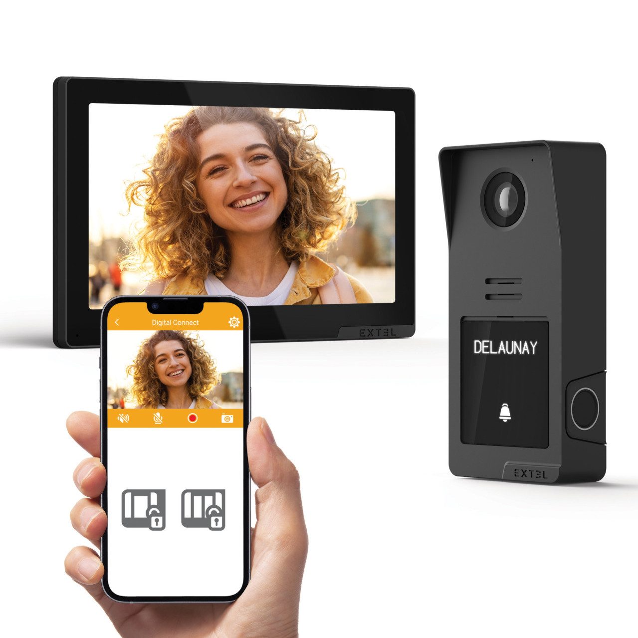 Extel Video-Türsprechanlage Extel Türsprechanlage Dgital Connect