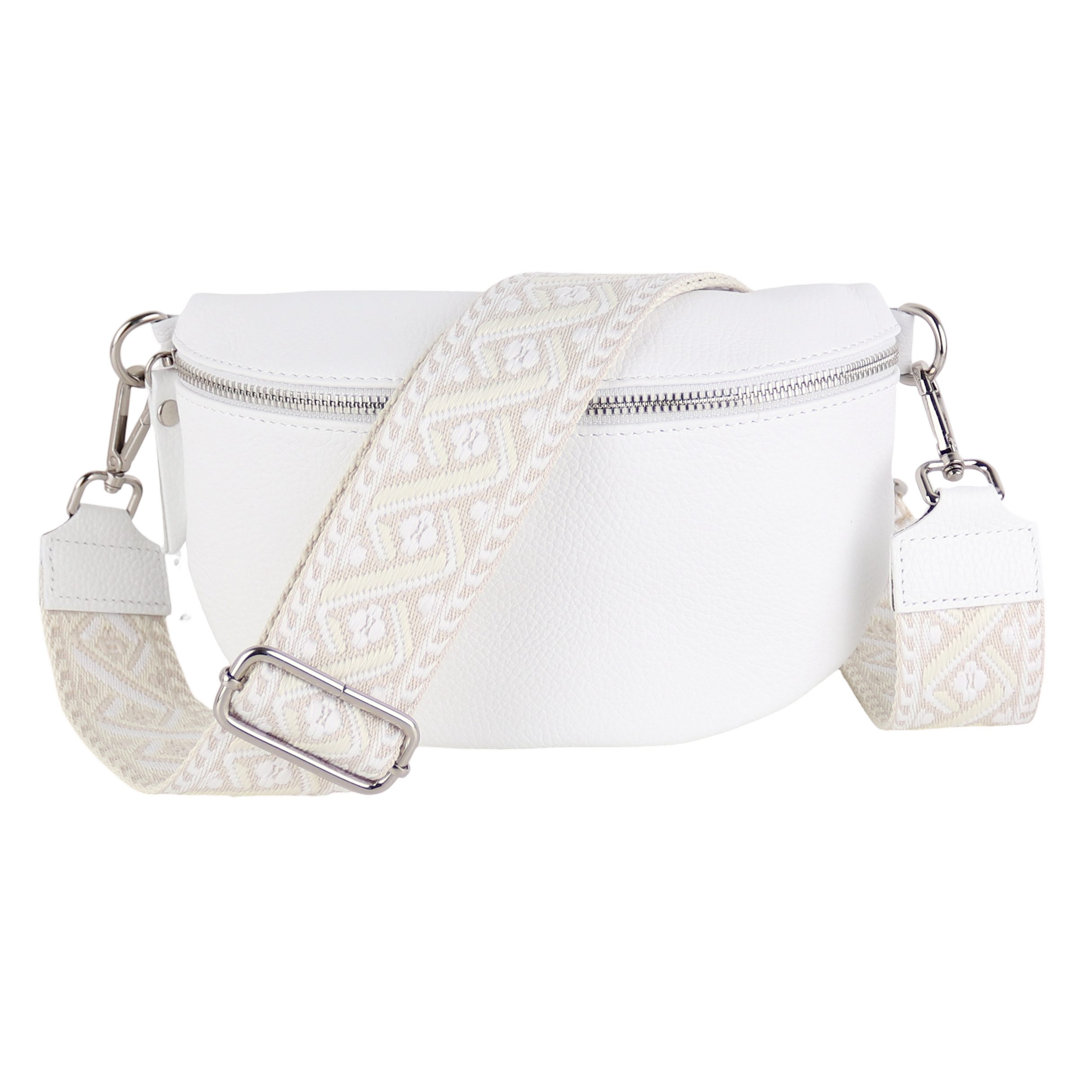 MIRROSI Bauchtasche Damen, Echtleder, Leder, Made in Italy, Umhängetasche, günstig online kaufen