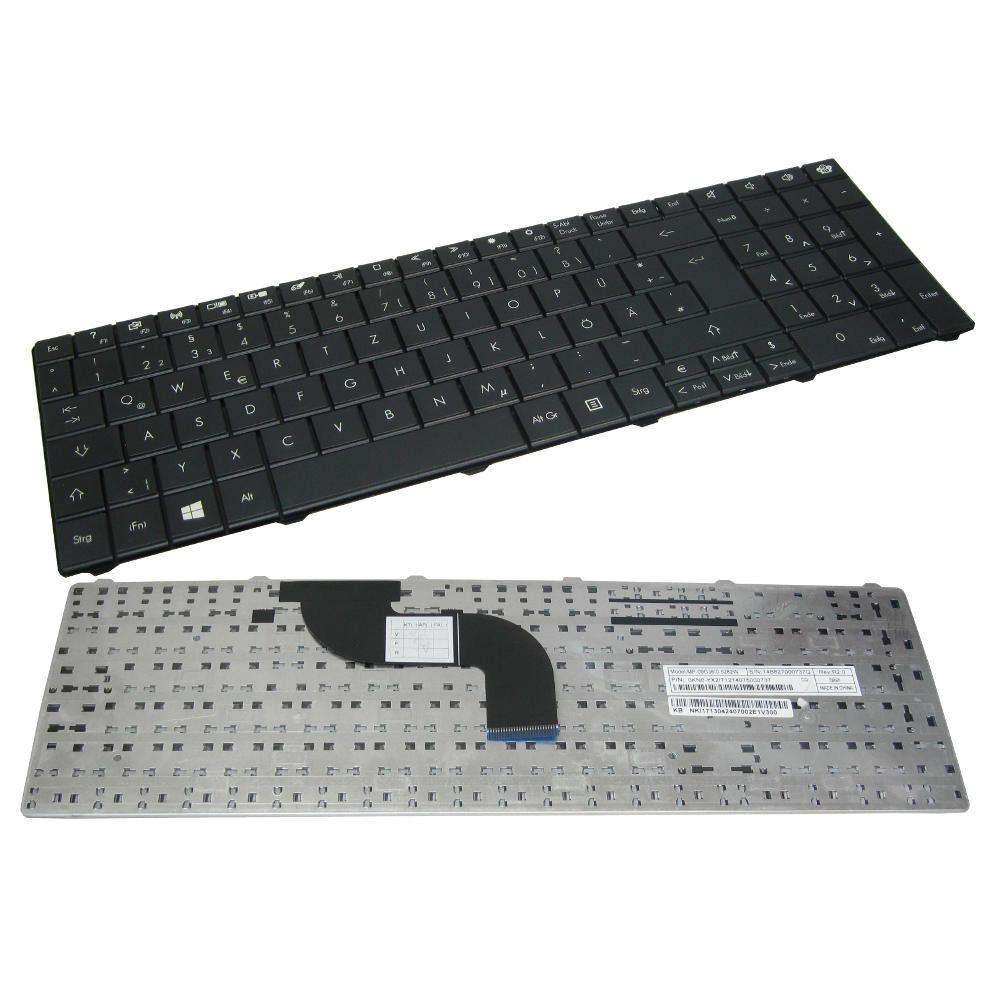 Trade-Shop Ersatz passend für Packard Bell Easynote Q5WTC TE11BZ TE11HC TE69CX Tastatur (Tastenbelegung: Deutsch, QWERTZ / Farbe: Schwarz)