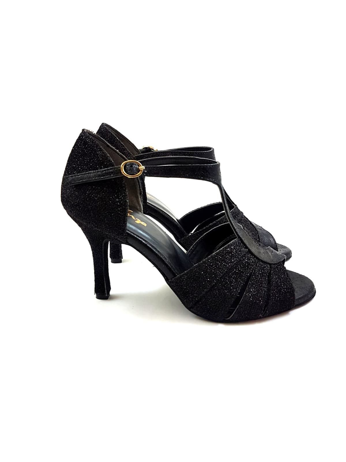 Dancing Queens Glow Twinkle Tanzschuhe Glitter High-Heel-Sandalette Absatz 9.0 cm