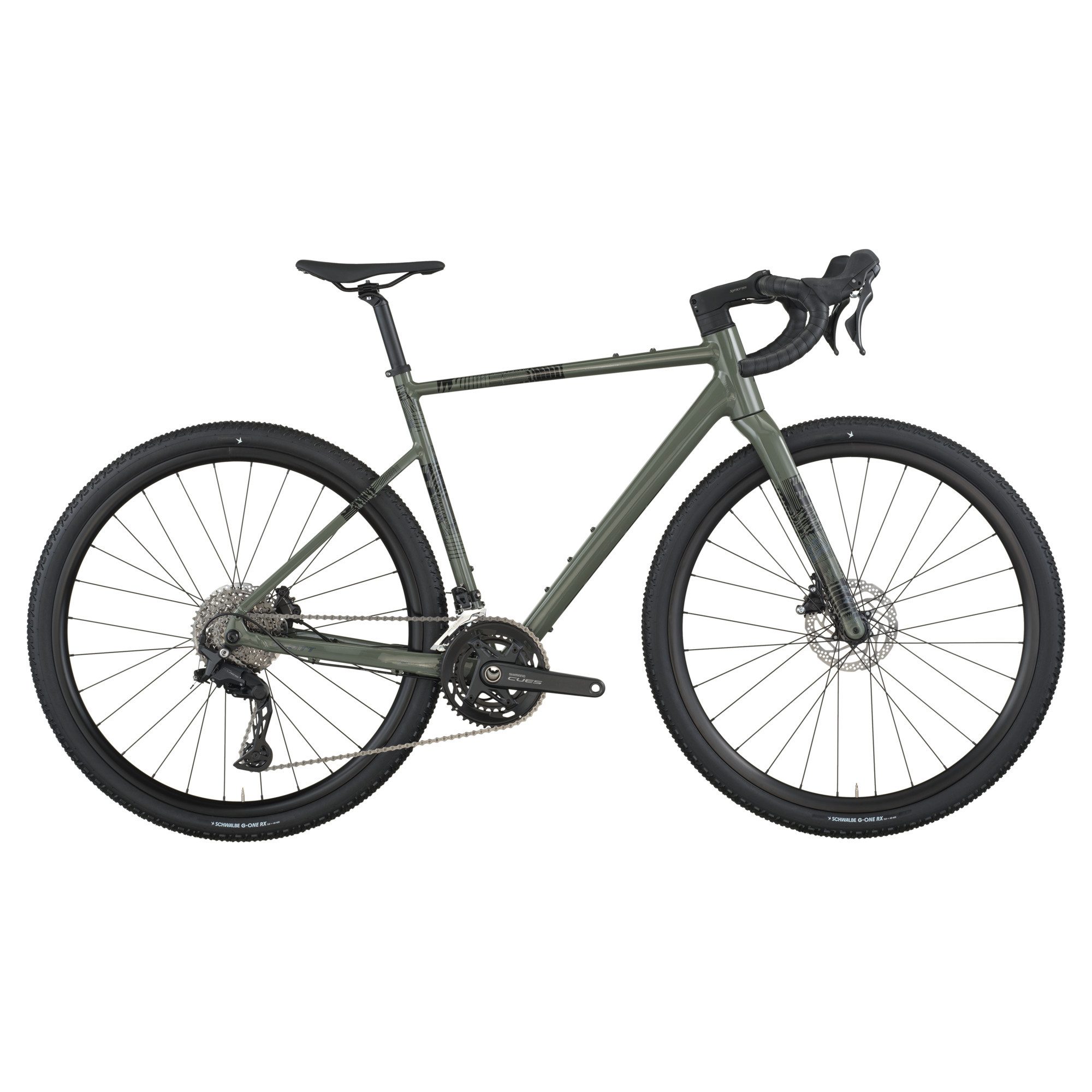 Scott Crossrad Speedster Gravel 20 wenge green XXL / 61, Shimano CUES RD-U6020-10, 20 Speed Schaltwerk