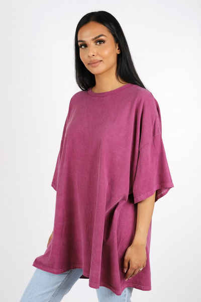 Worldclassca Oversize-Shirt Worldclassca Oversized Lounge Uni T-Shirt lang Shirt Tee Oberteil