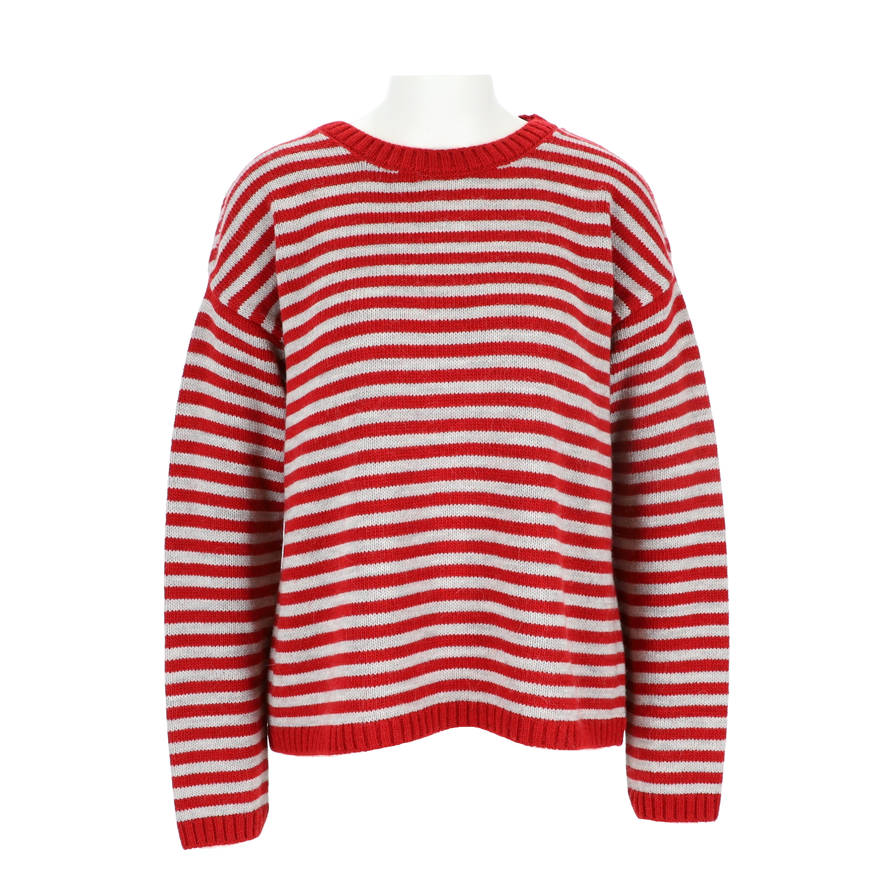 halsüberkopf Accessoires Strickpullover Streifen mit Rundhalsausschnitt günstig online kaufen