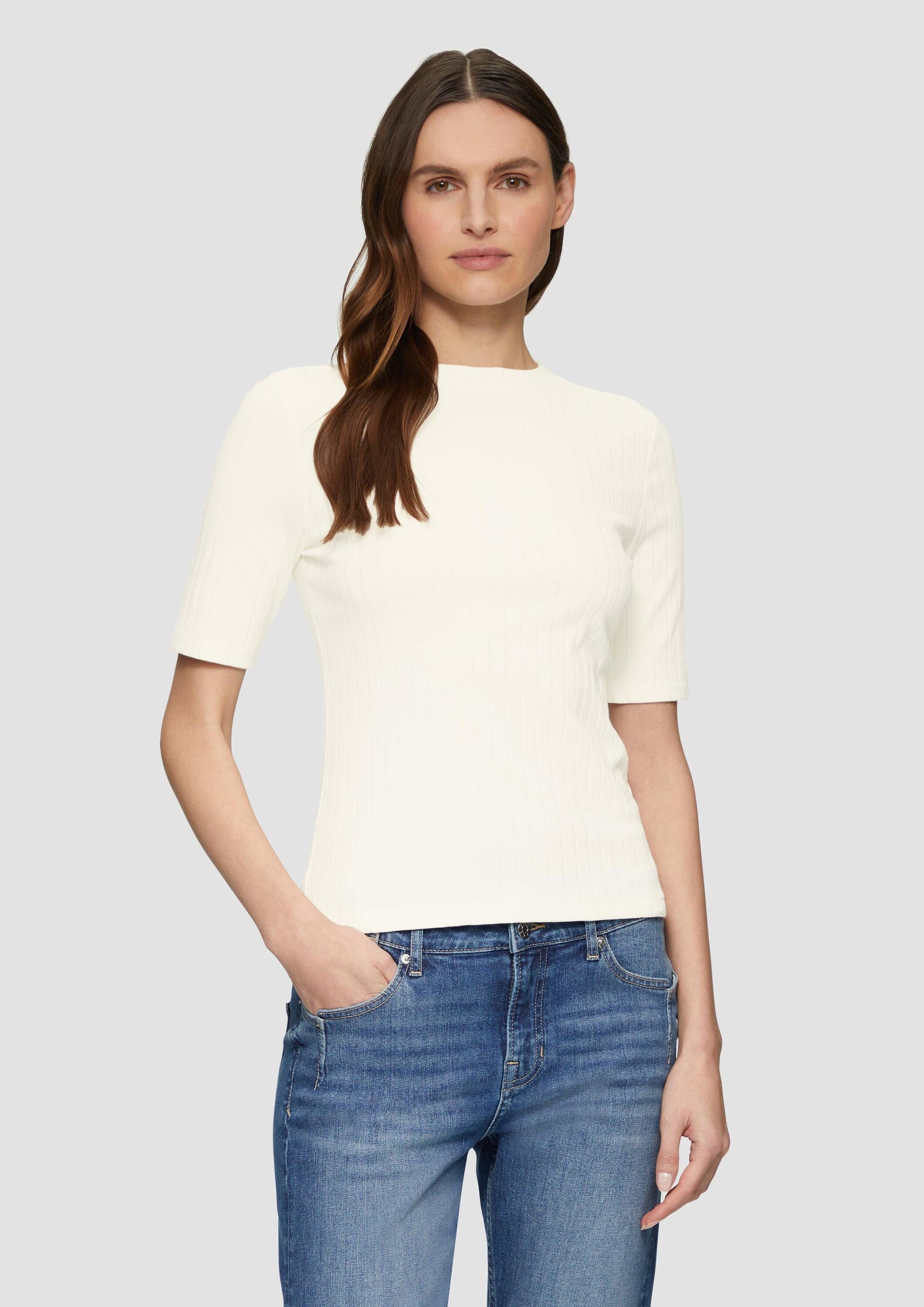 s.Oliver Kurzarmshirt T-Shirt (1-tlg) günstig online kaufen