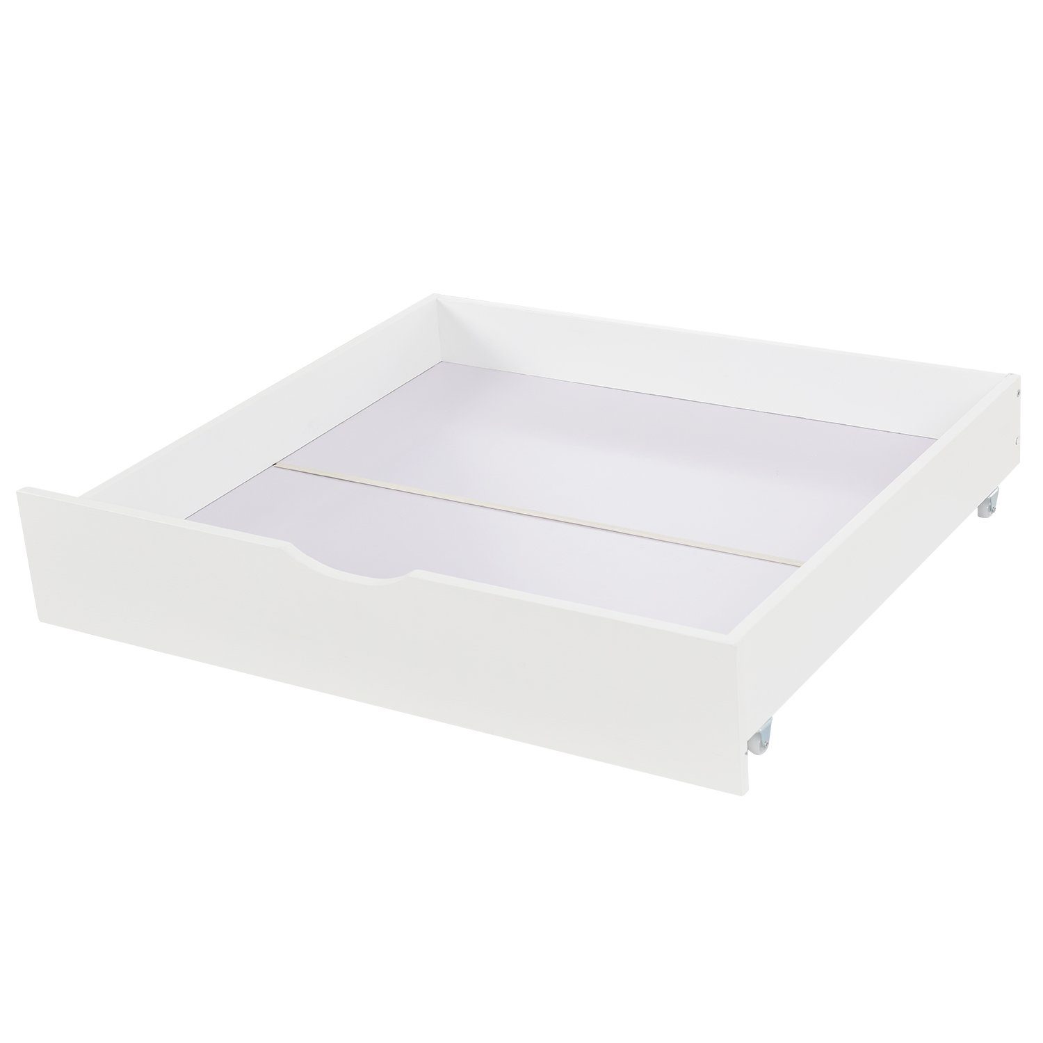 Versandhandel zum günstigsten Preis Gotagee Bettschubkasten 2-teiliges Aufbewahrungsschubladen Schubladen Weiß Bettschubladen Set