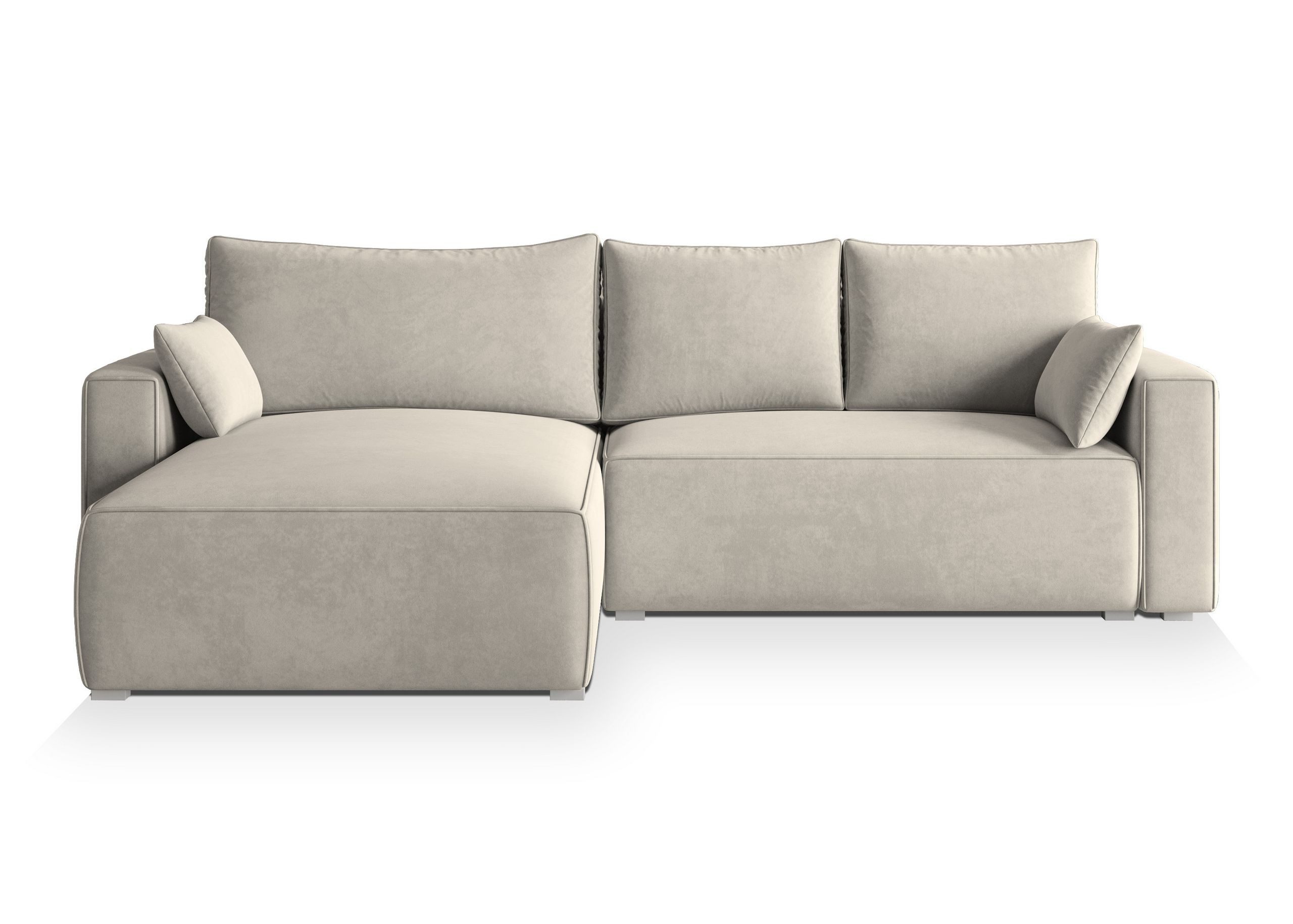 Masseno Ecksofa FORIL mit Schlaffunktion L-Form, Sofa mit Bettkasten günstig online kaufen