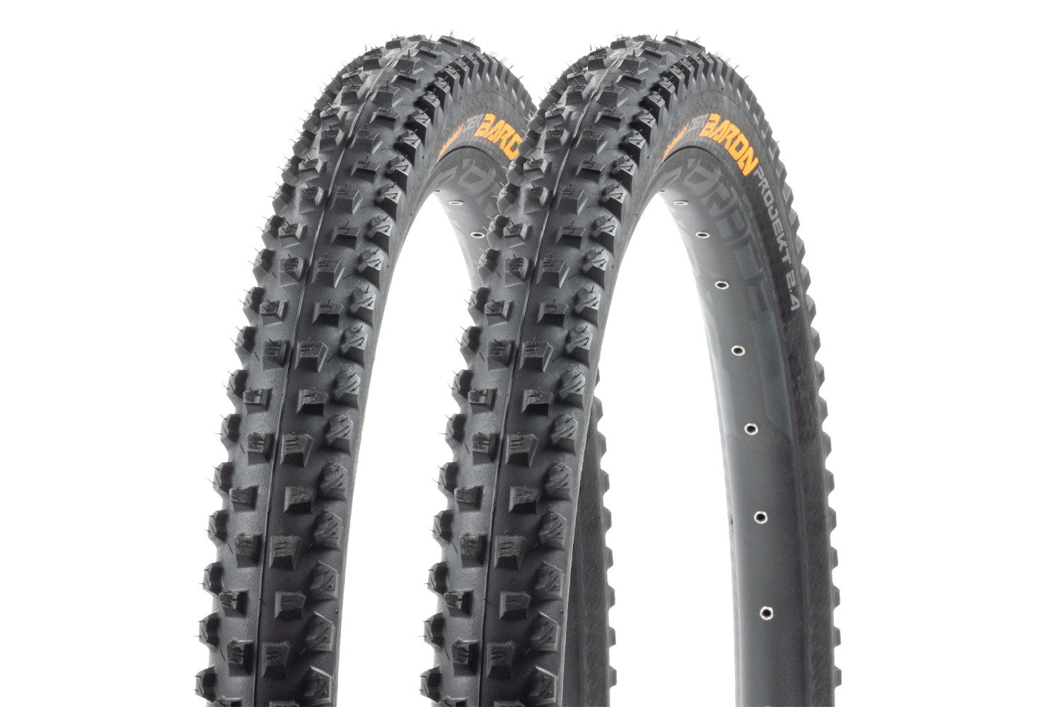 CONTINENTAL Fahrradreifen 2 Stück 29 Zoll Continental Baron 29x2.4 Falt Reifen 60-622
