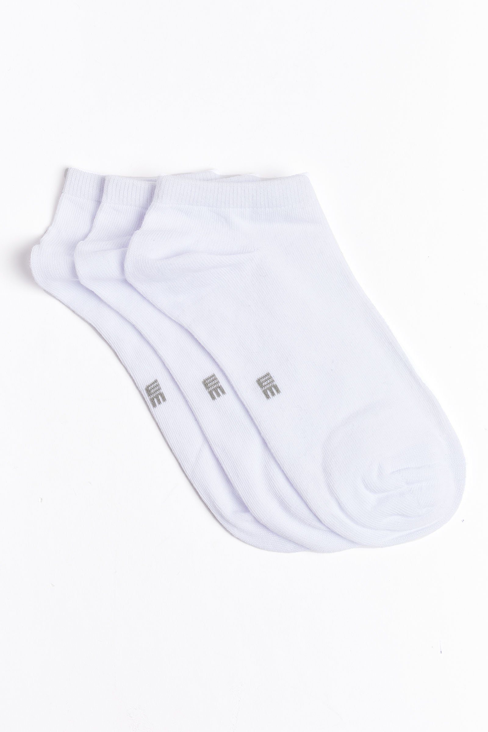 WE Fashion Basicsocken (3-Paar) Weiß