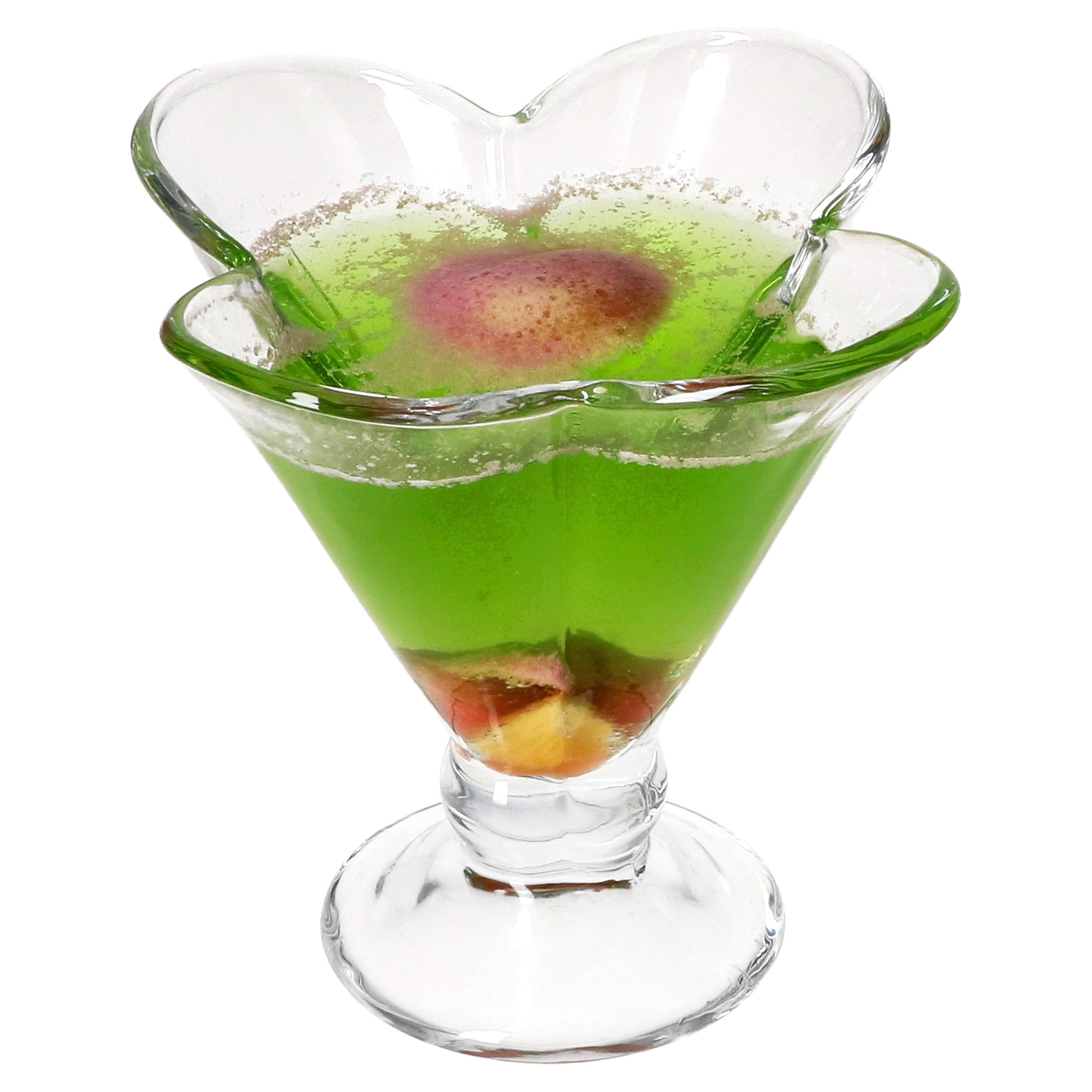 MamboCat Eisschale 6x KLOVER Eisbecher mit Fuß 150ml, Glas